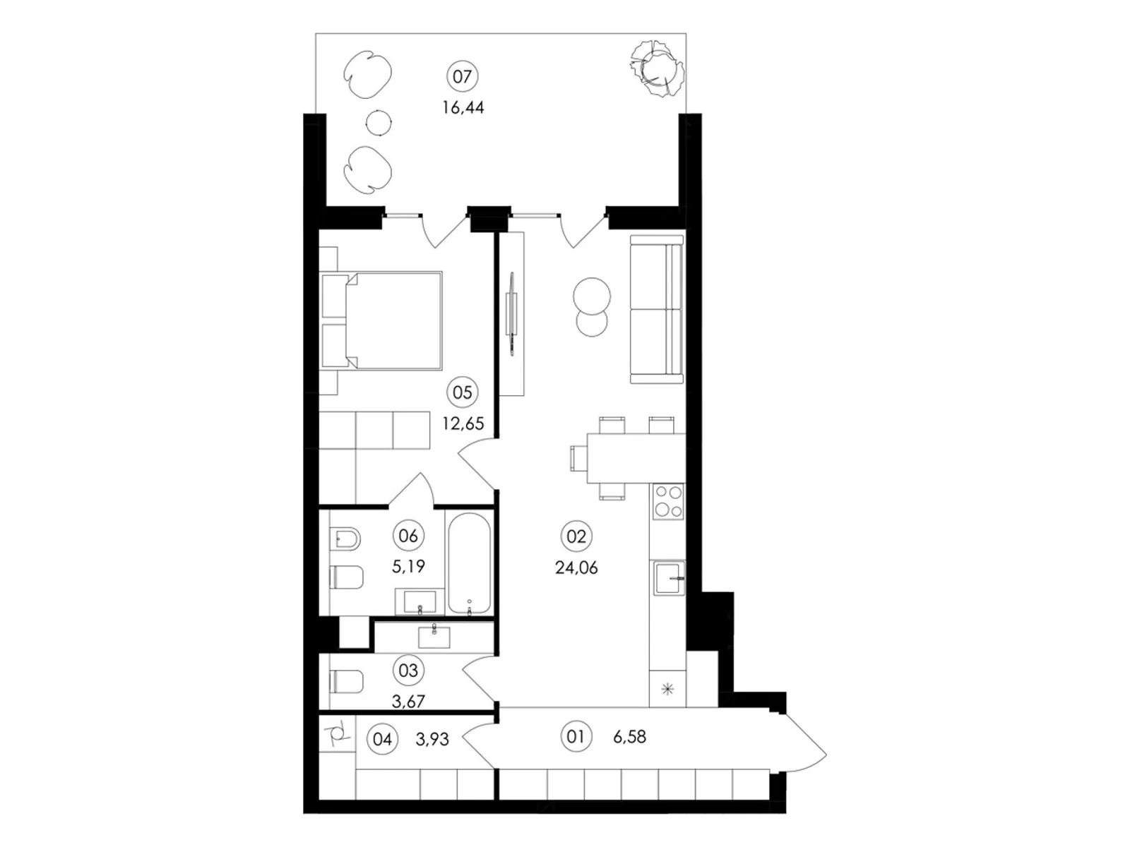 Продается 2-комнатная квартира 61 кв. м в Сокольниках, ул. Героев Майдана - фото 1