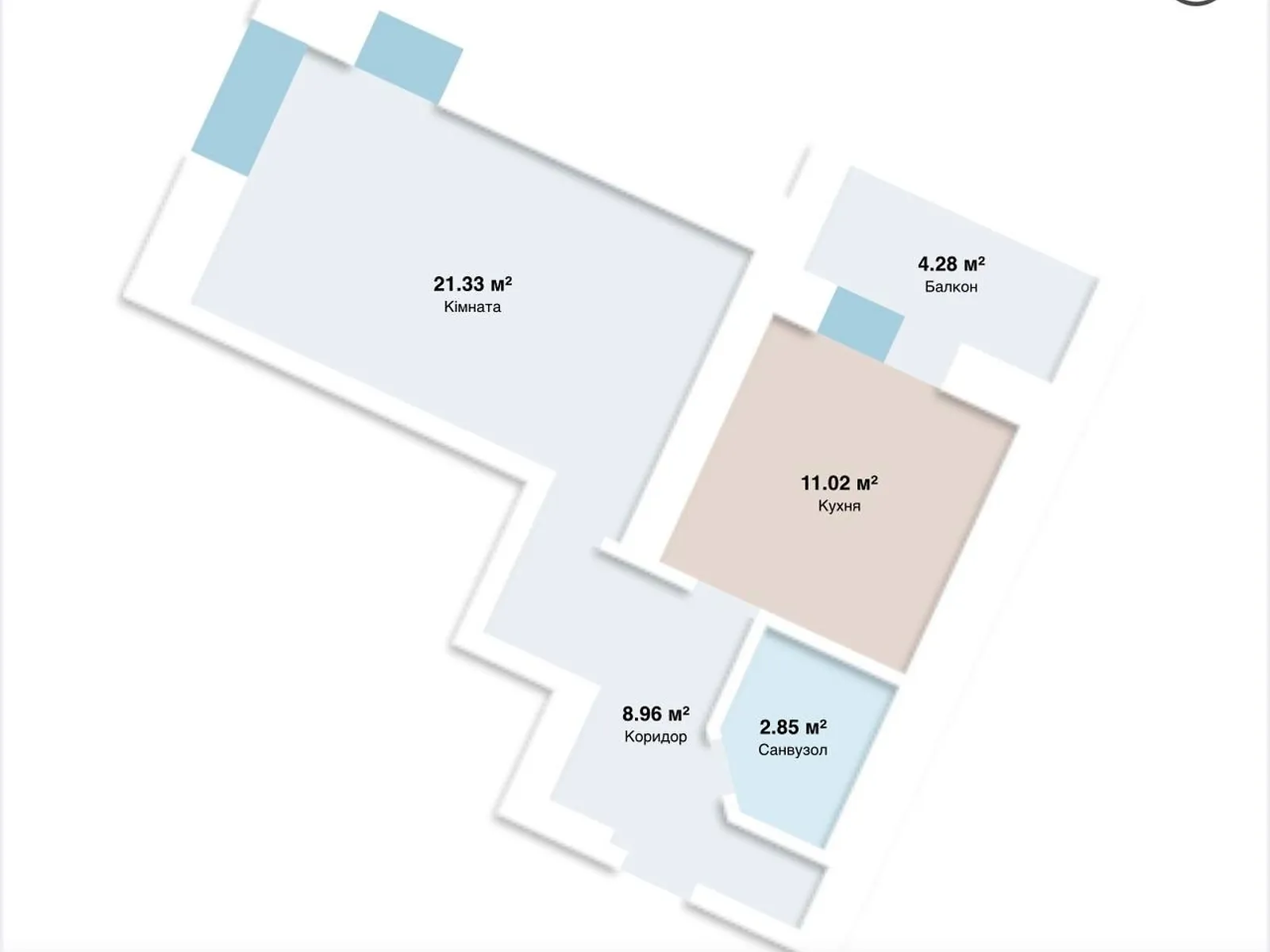 Продается 1-комнатная квартира 47 кв. м в Петрикове, ул. Подгородная - фото 1