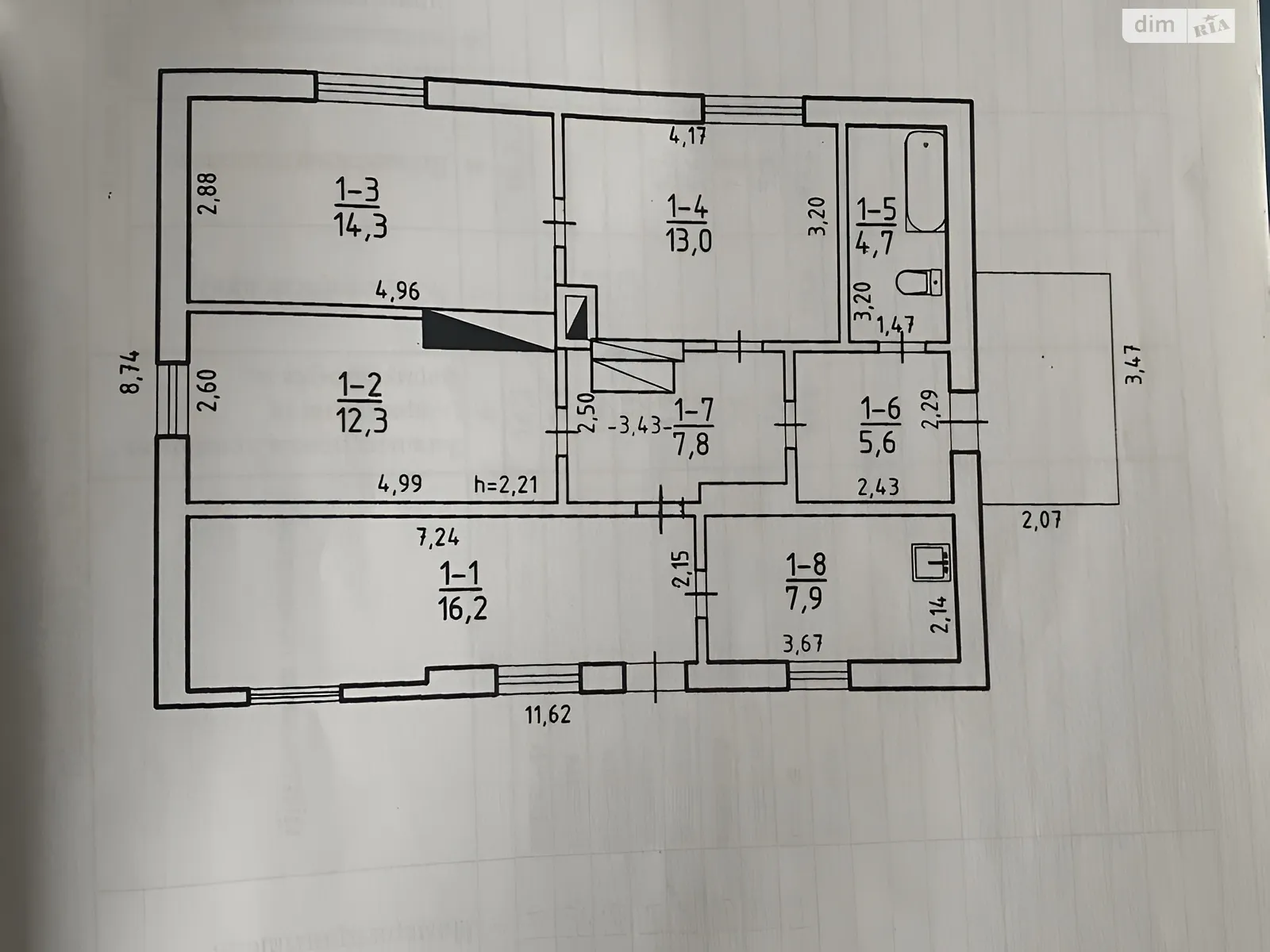 Продається одноповерховий будинок 81.8 кв. м з меблями, цена: 34000 $ - фото 1