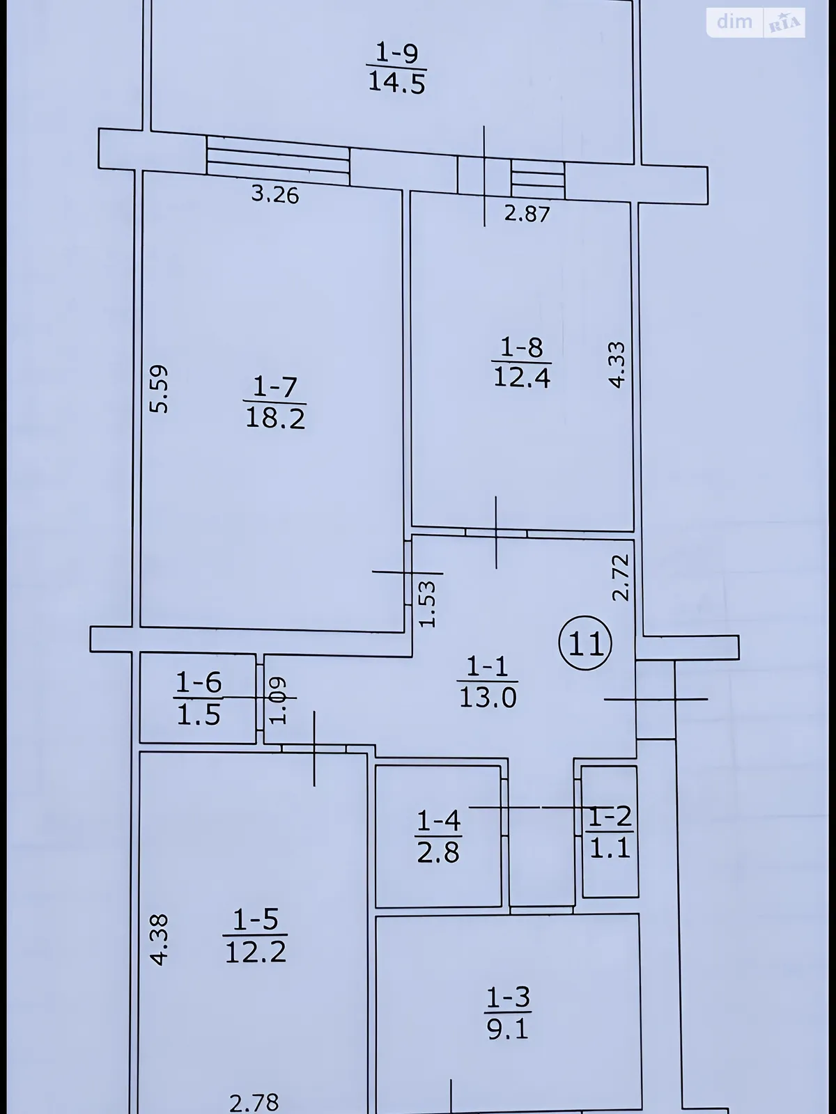 Продається 3-кімнатна квартира 84.5 кв. м у Чернівцях, вул. Корнія Товстюка(Достоєвського Федора), 4 - фото 1