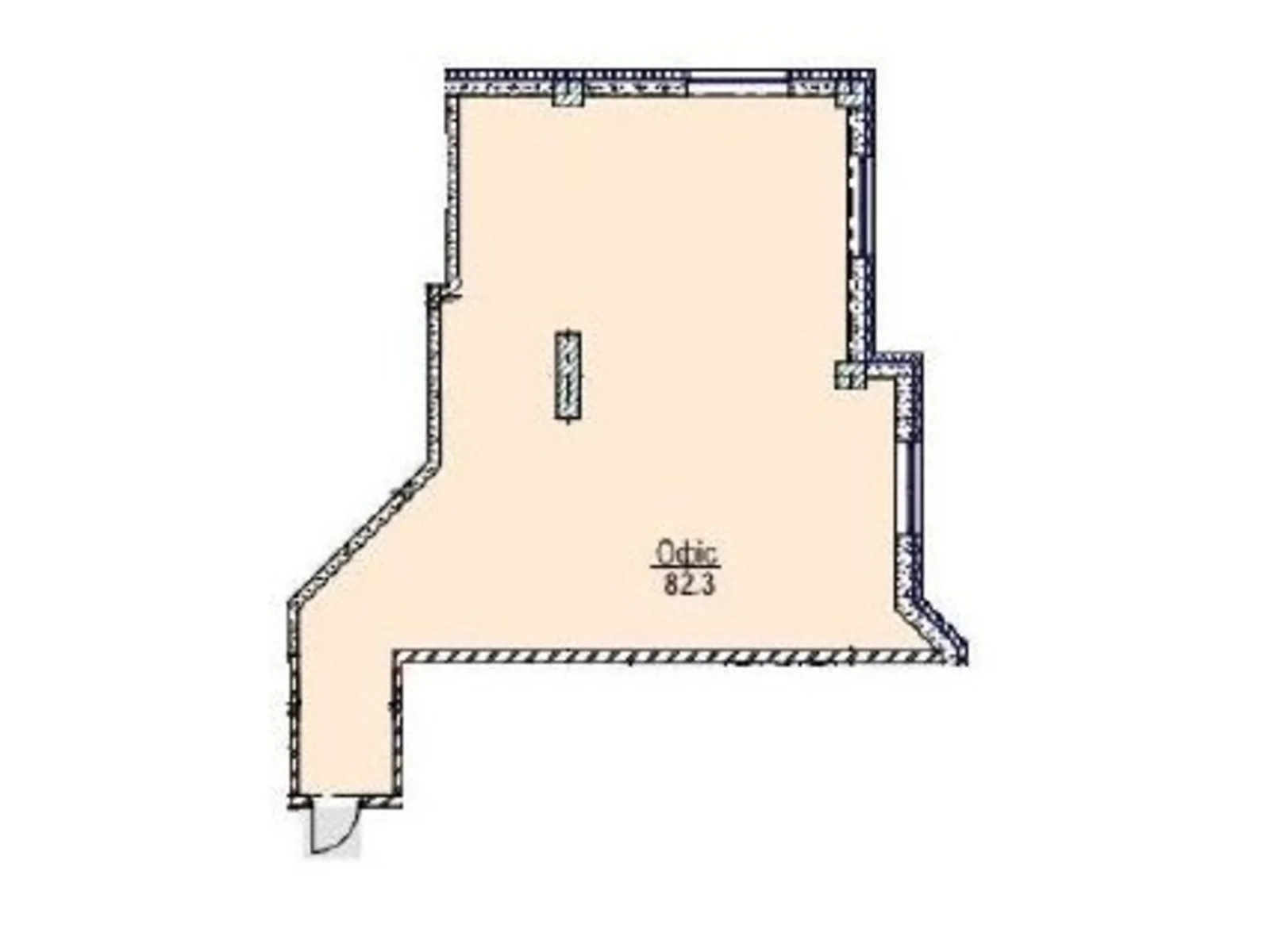 Продается офис 82.3 кв. м в бизнес-центре, цена: 98760 $ - фото 1