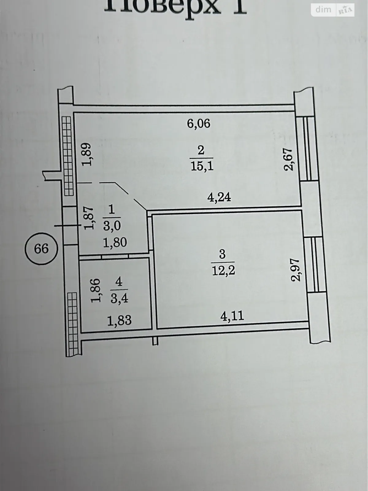 Продается 1-комнатная квартира 33 кв. м в Квасилове, ул. Перспективная - фото 1