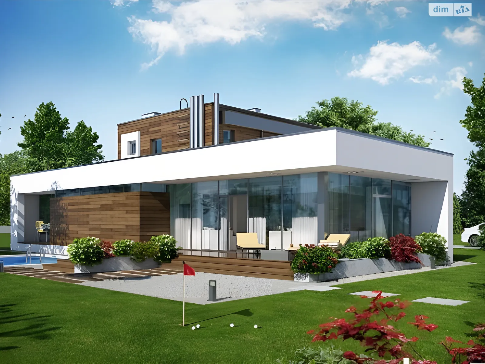 Продается дом на 2 этажа 287 кв. м с бассейном, цена: 90000 $ - фото 1
