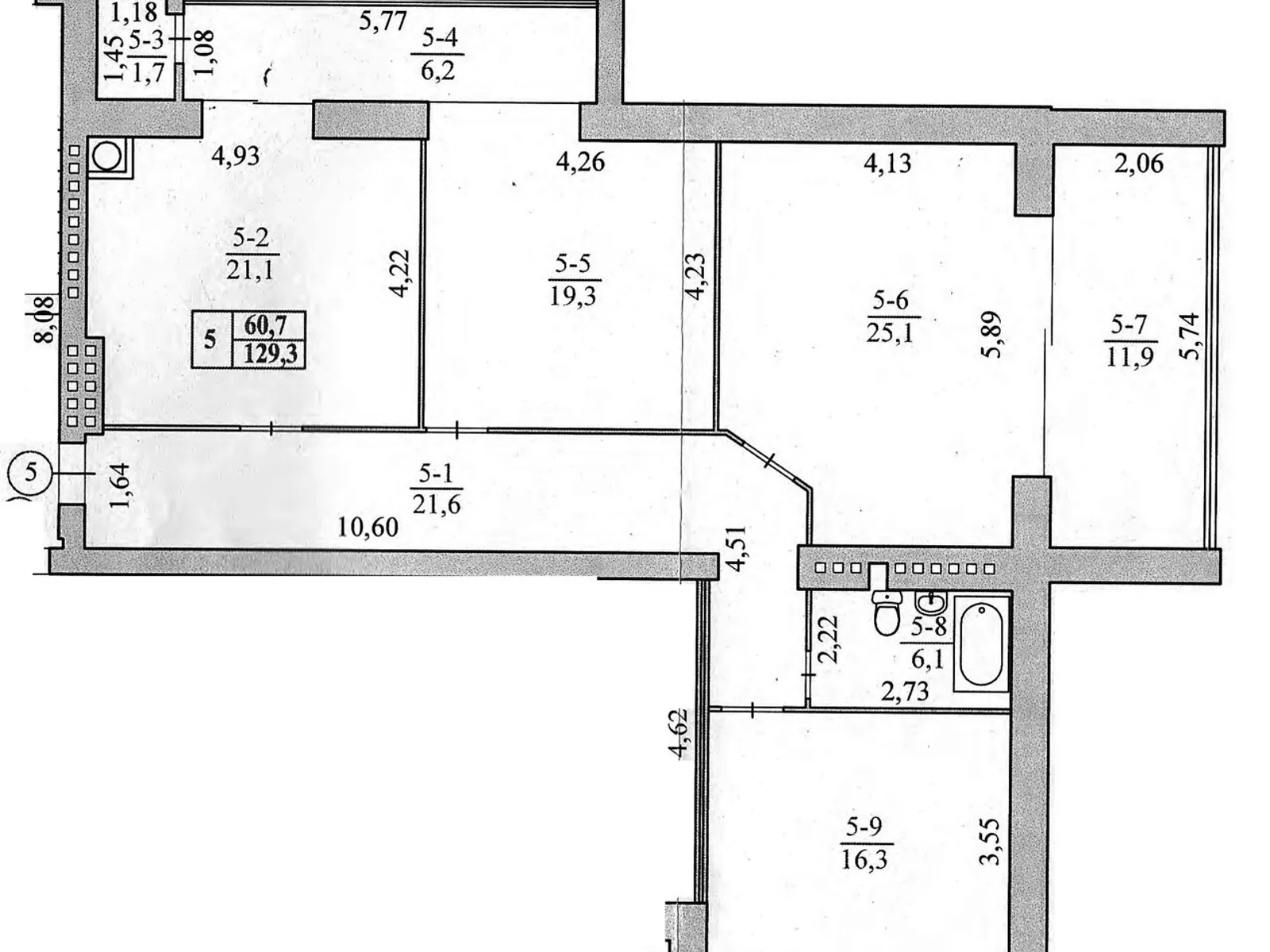 Продается 3-комнатная квартира 129.3 кв. м в Трускавце, ул. Павла Скоропадского, 4 - фото 1