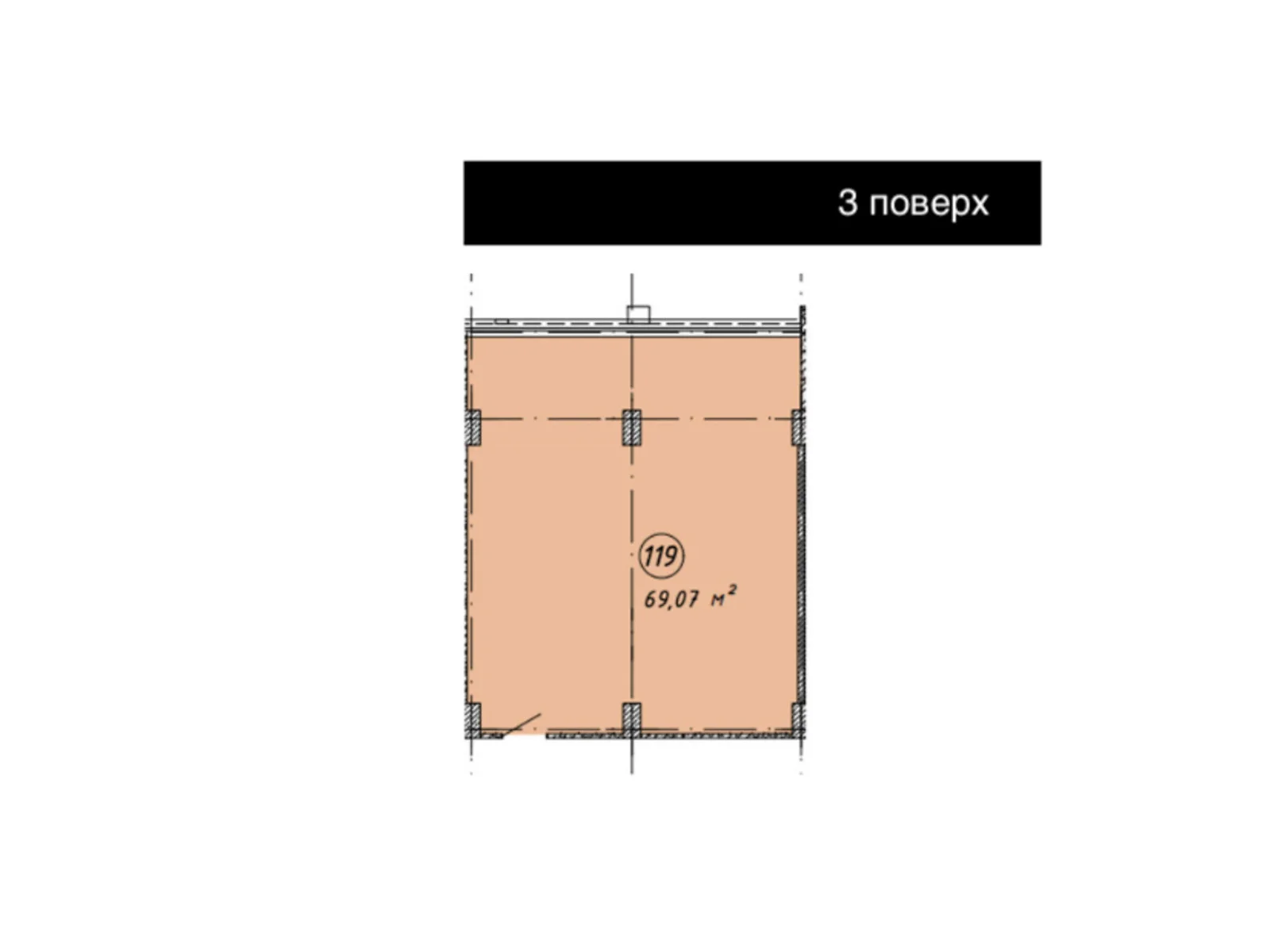 Продается офис 69.07 кв. м в бизнес-центре, цена: 55256 $ - фото 1