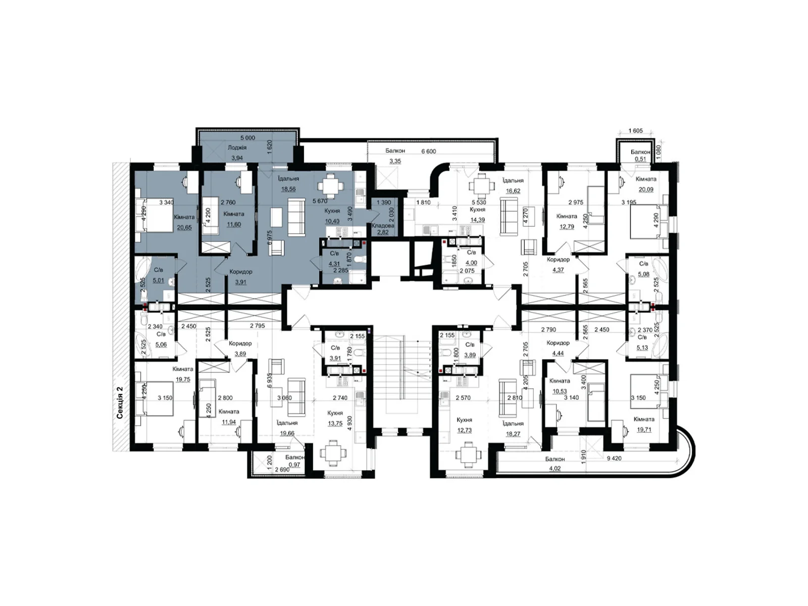 Продается 2-комнатная квартира 81 кв. м в Львове, ул. Пасечная, 154 - фото 1