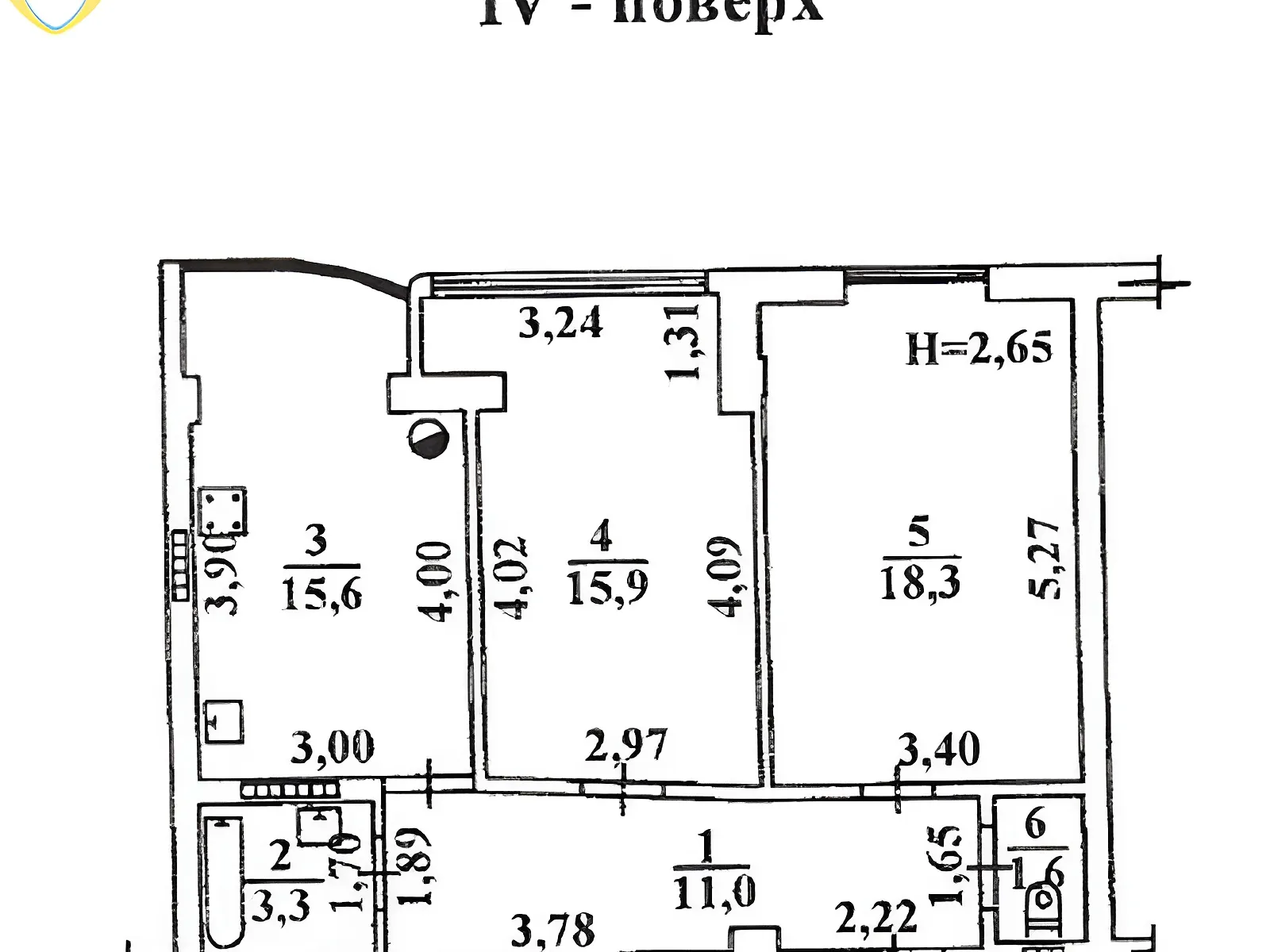 Продается 2-комнатная квартира 65.7 кв. м в Одессе, ул. Мускатная(Зои Космодемьянской), 1 - фото 1