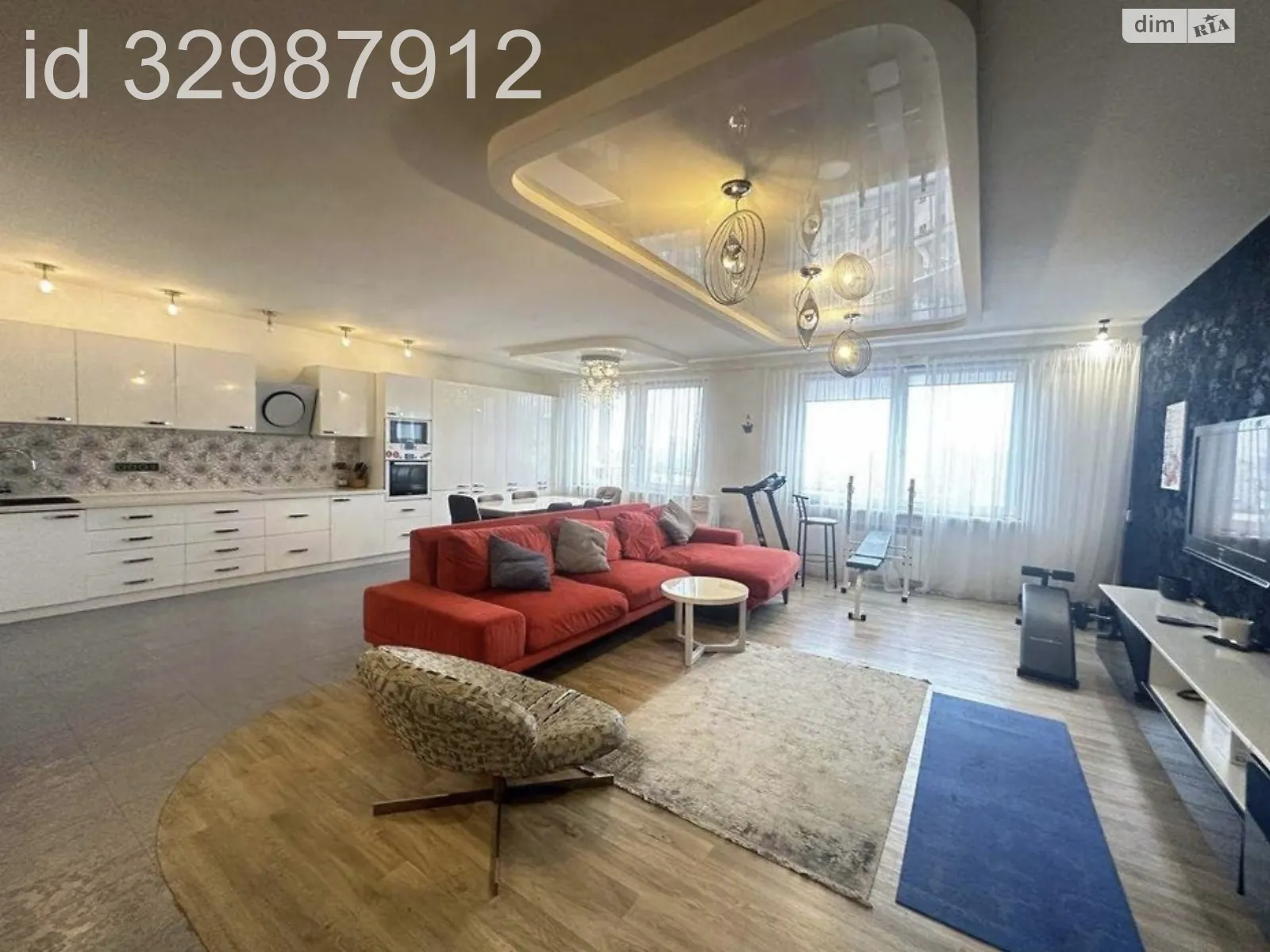 Сдается в аренду 3-комнатная квартира 132.6 кв. м в Киеве, просп. Голосеевский(40-летия Октября), 58 - фото 1