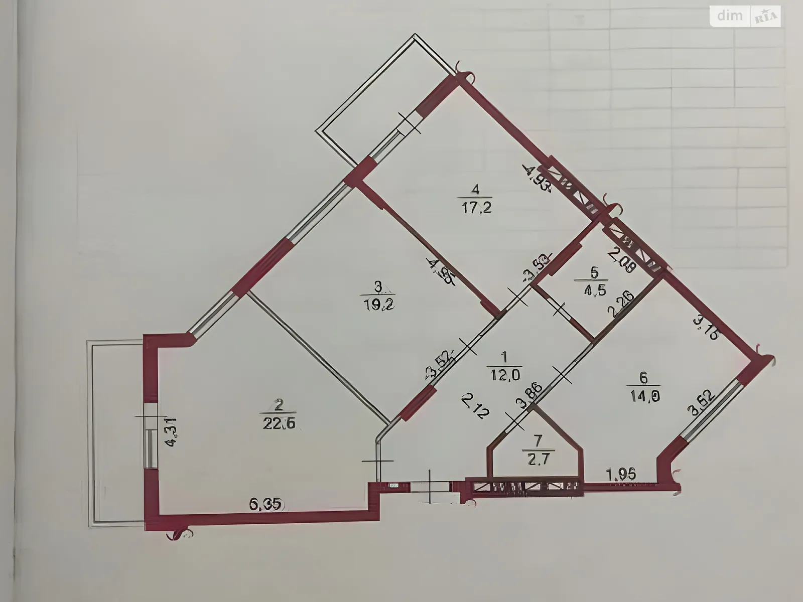 Продается 3-комнатная квартира 96 кв. м в Киеве, цена: 140000 $ - фото 1