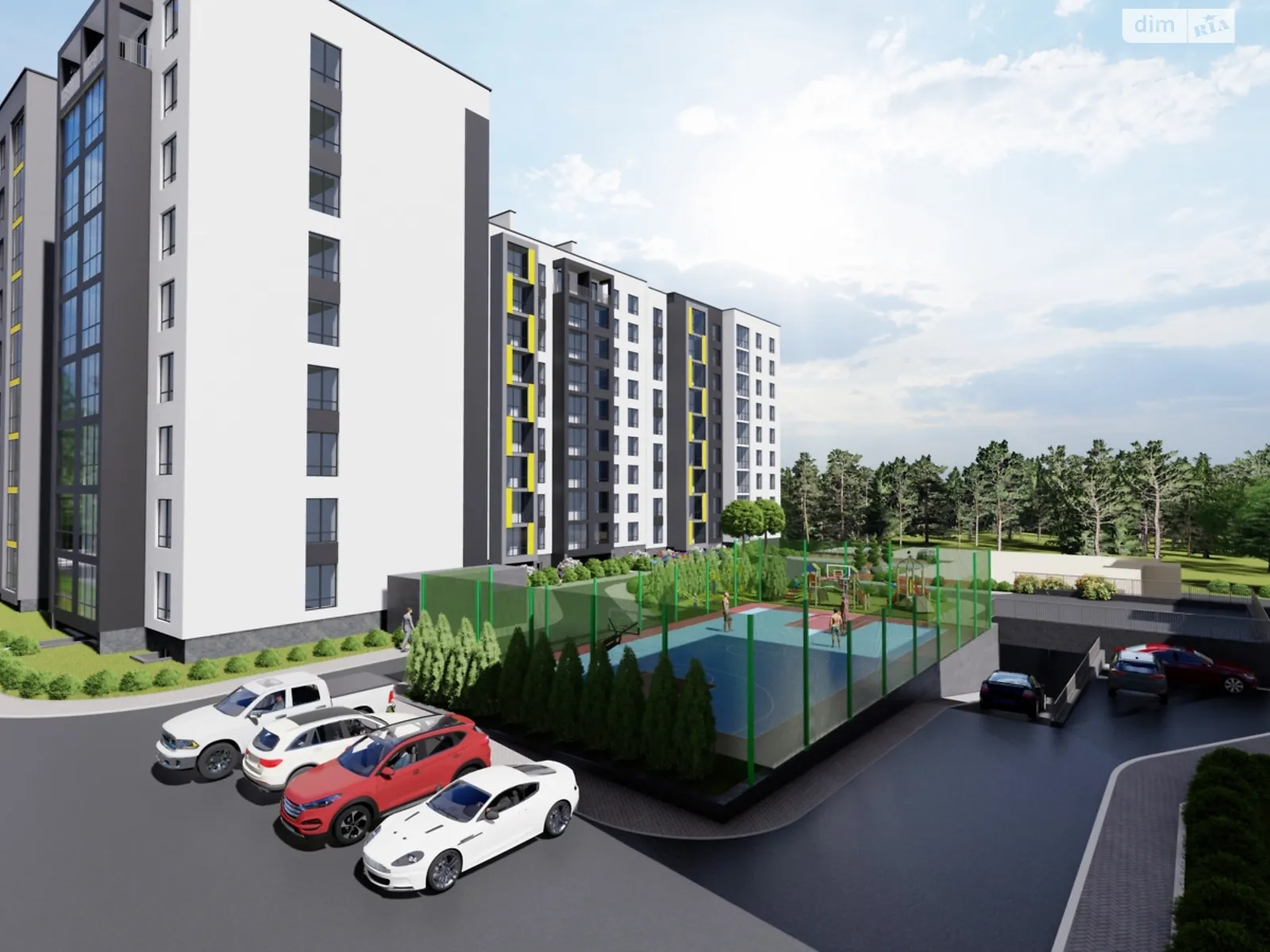 1-комнатная квартира 45.44 кв. м в Тернополе, ул. 15-го Апреля - фото 1