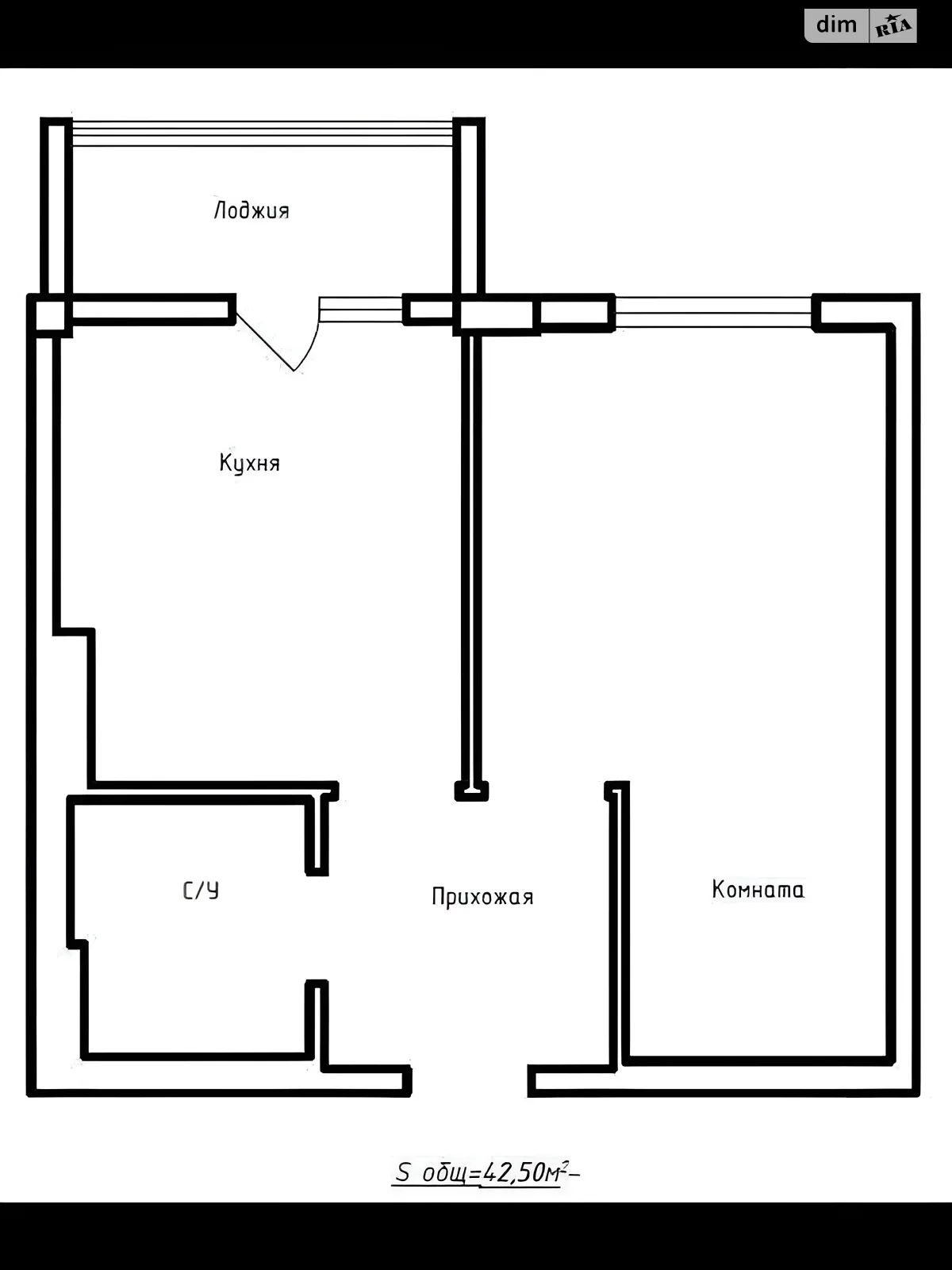 Продается 1-комнатная квартира 42 кв. м в Одессе, Николаевская дор., 3/8 - фото 1