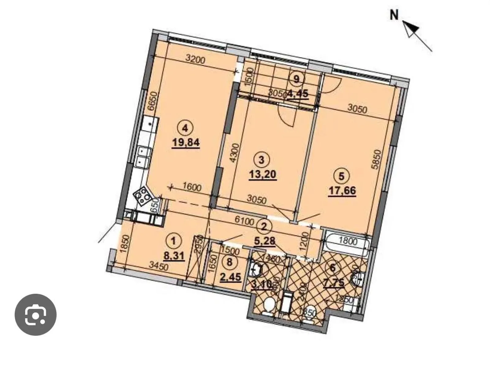 Продается 2-комнатная квартира 84 кв. м в Киеве, наб. Днепровская - фото 1