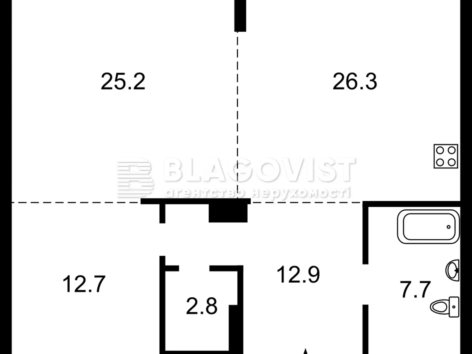 Продается 2-комнатная квартира 87.6 кв. м в Киеве, ул. Старонаводницкая, 13 - фото 1