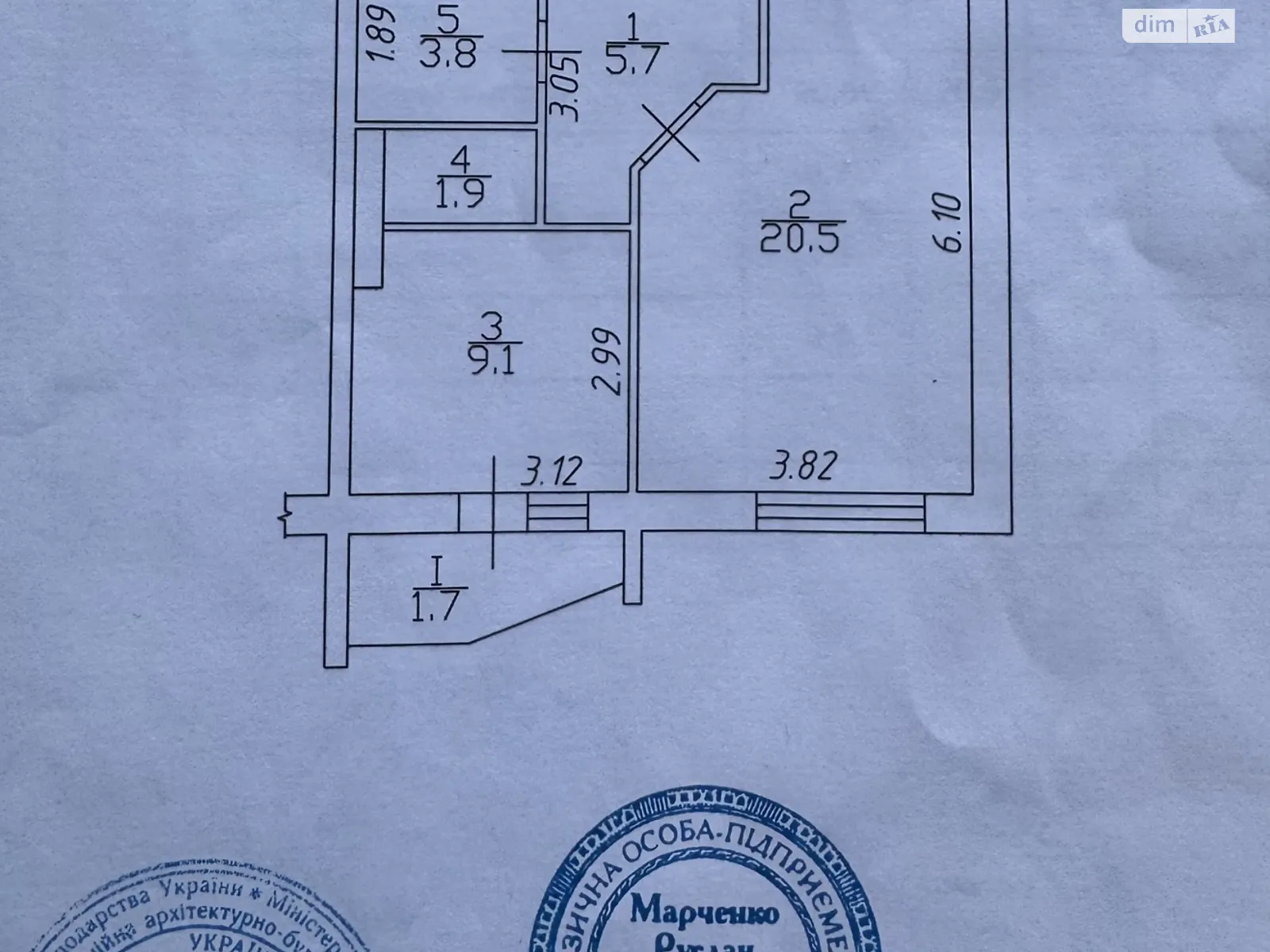 Продается 1-комнатная квартира 43 кв. м в Чернигове, просп. Мира, 277А - фото 1