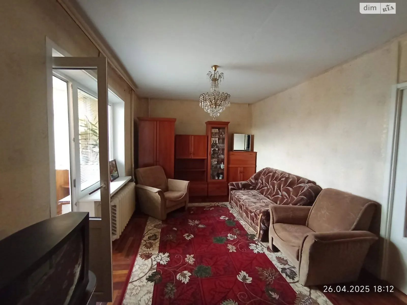 1-комнатная квартира 36 кв. м в Запорожье, бул. Строителей, 17 - фото 1