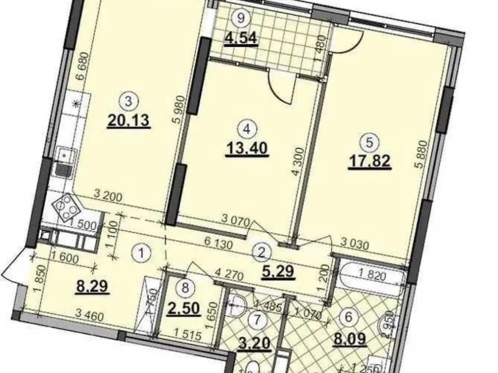 Продается 2-комнатная квартира 84 кв. м в Киеве, наб. Днепровская, 15Ж - фото 1