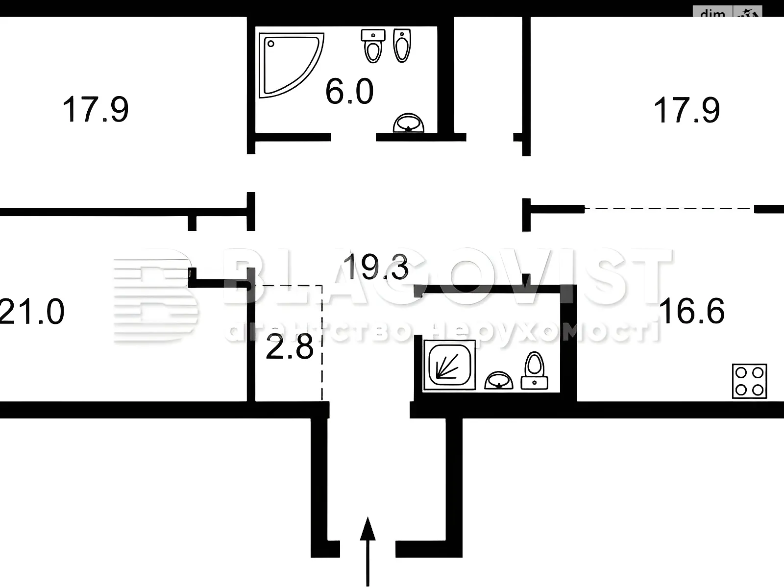 Продается 3-комнатная квартира 111 кв. м в Киеве, ул. Щекавицкая, 46 - фото 1
