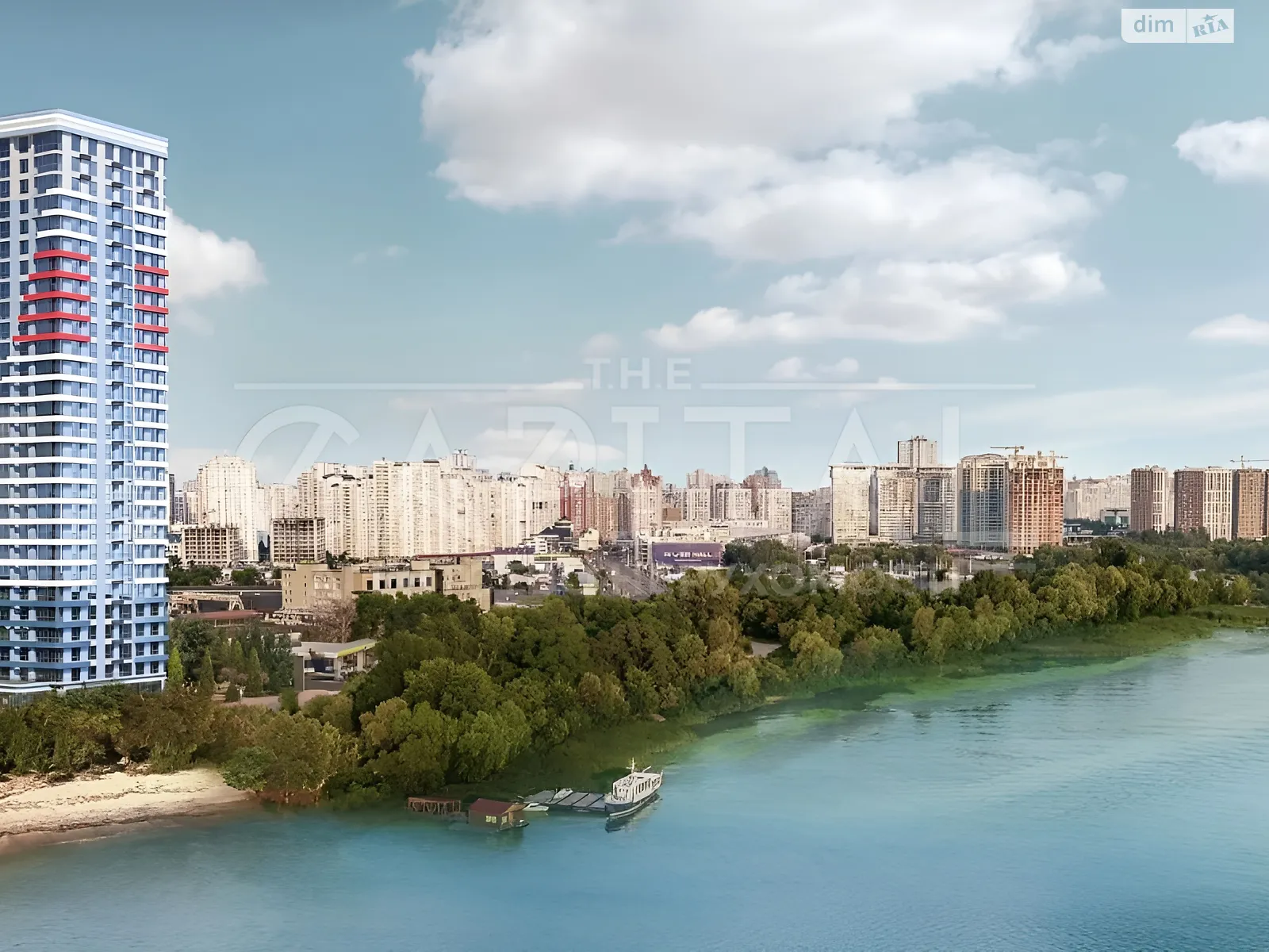 Продается 2-комнатная квартира 89.22 кв. м в Киеве, наб. Днепровская, 17В - фото 1