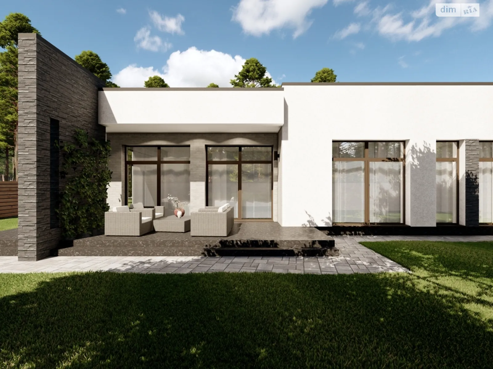 Продается одноэтажный дом 180 кв. м с камином, цена: 246000 $ - фото 1