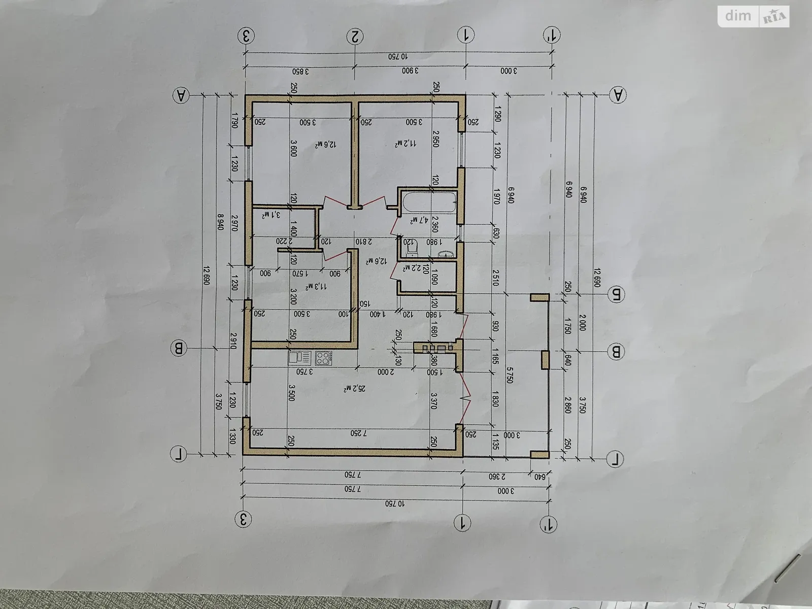 Продается одноэтажный дом 100 кв. м с мебелью, цена: 68000 $ - фото 1