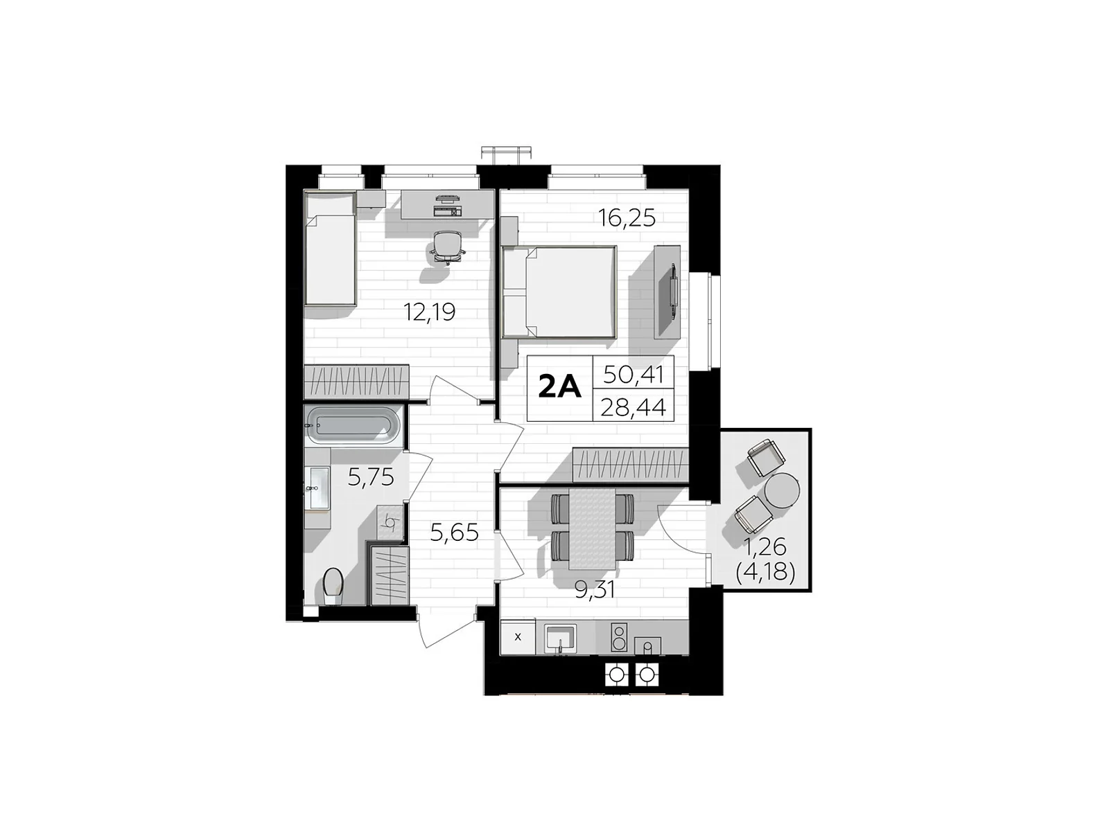 Немирівське шосе, 94Е Вінницькі Хутори ЖК Сімейний Comfort 2, цена: 45621 $ - фото 1