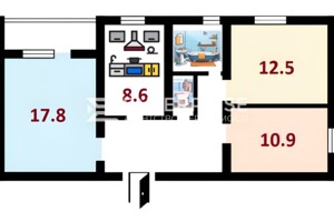 Продажа квартиры, Киев, р‑н. Днепровский, Луначарского улица, дом 3Г