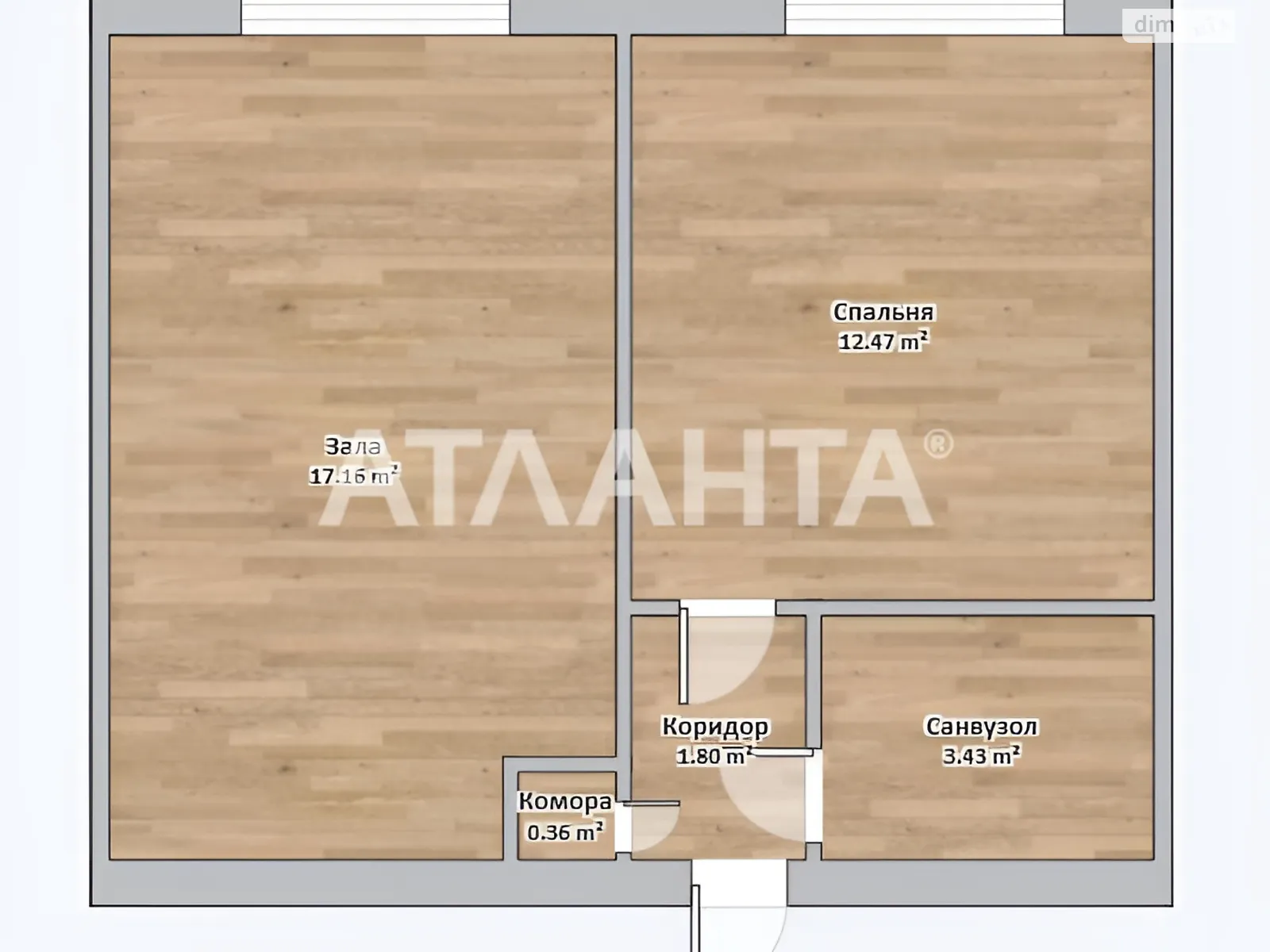 Продається 2-кімнатна квартира 36.4 кв. м у Вінниці, пр. Павла Корнелюка(Станіславського) - фото 1