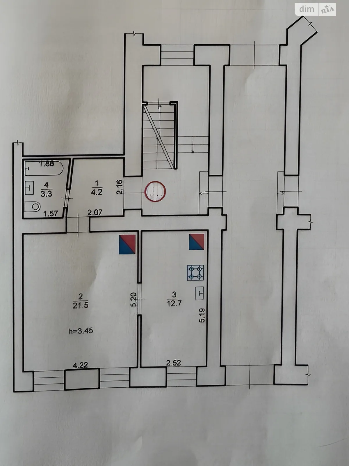 Продается 1-комнатная квартира 41.7 кв. м в Львове, ул. Дороша - фото 1