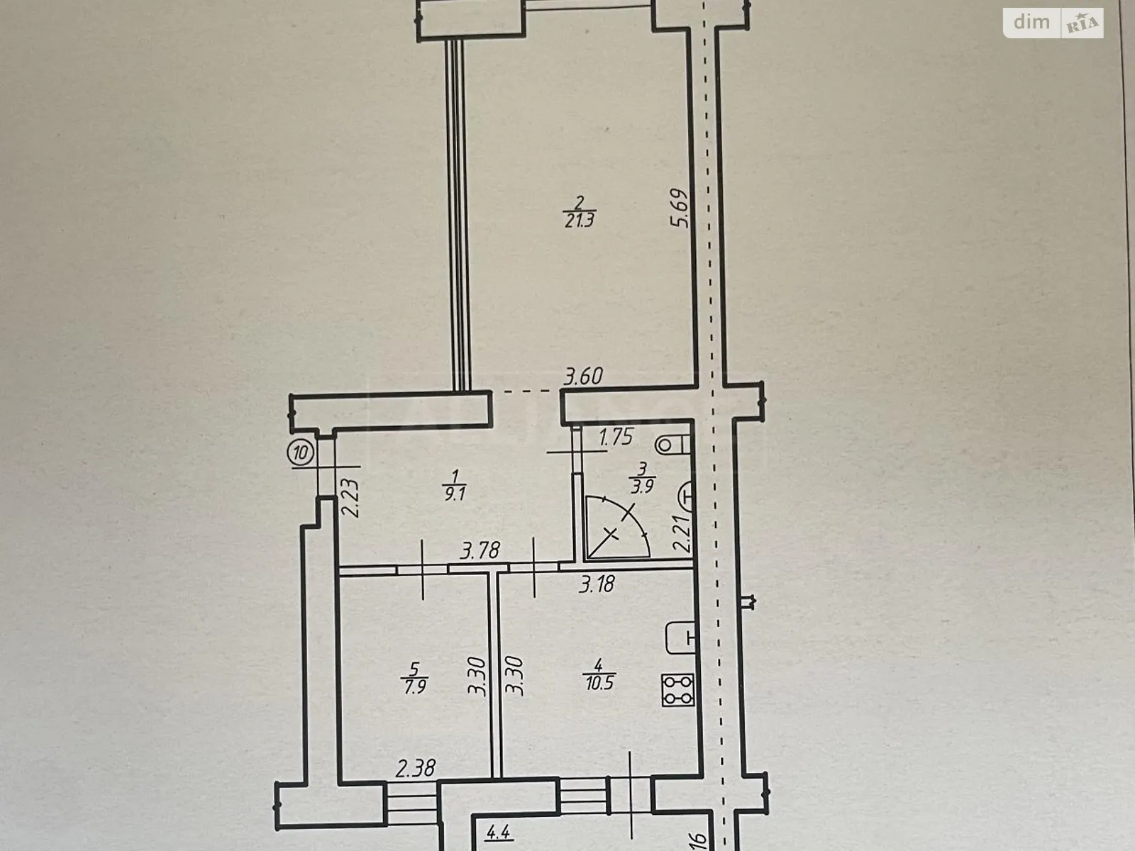 Продается 2-комнатная квартира 57 кв. м в Ивано-Франковске, ул. Довженко А. - фото 1