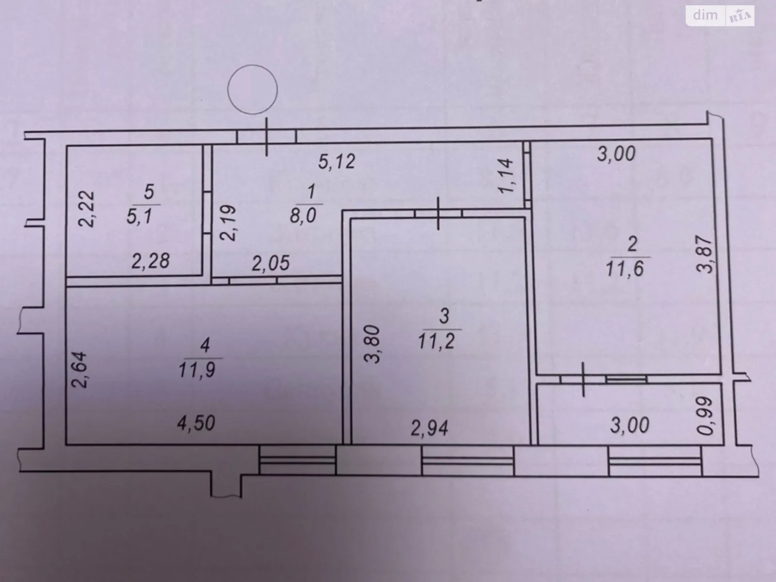 Продається 2-кімнатна квартира 50.8 кв. м у Рівному, вул. Соборна, 289А - фото 1
