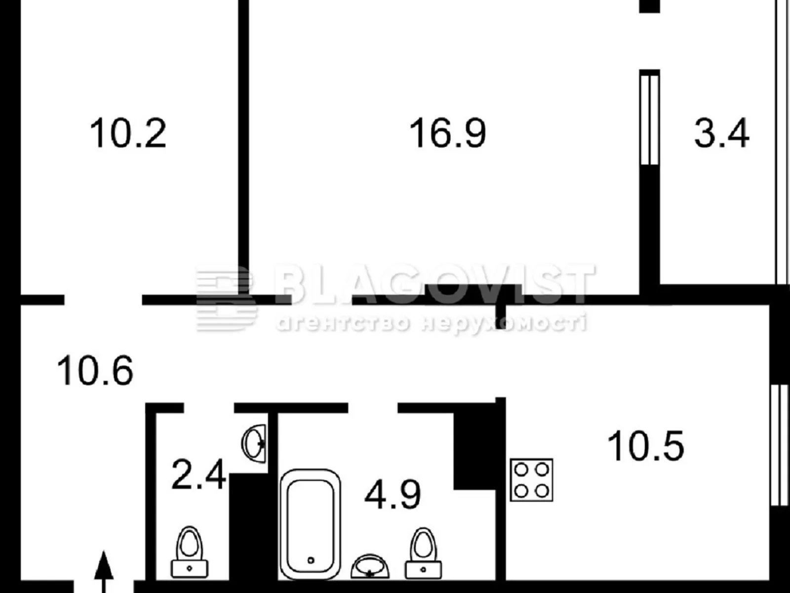 Продается 2-комнатная квартира 60 кв. м в Киеве, ул. Лукьяновская, 25/15 - фото 1