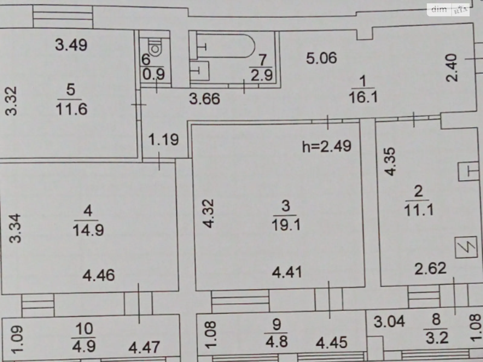 Продается 3-комнатная квартира 89.5 кв. м в Киеве, ул. Полярная, 8Е - фото 1