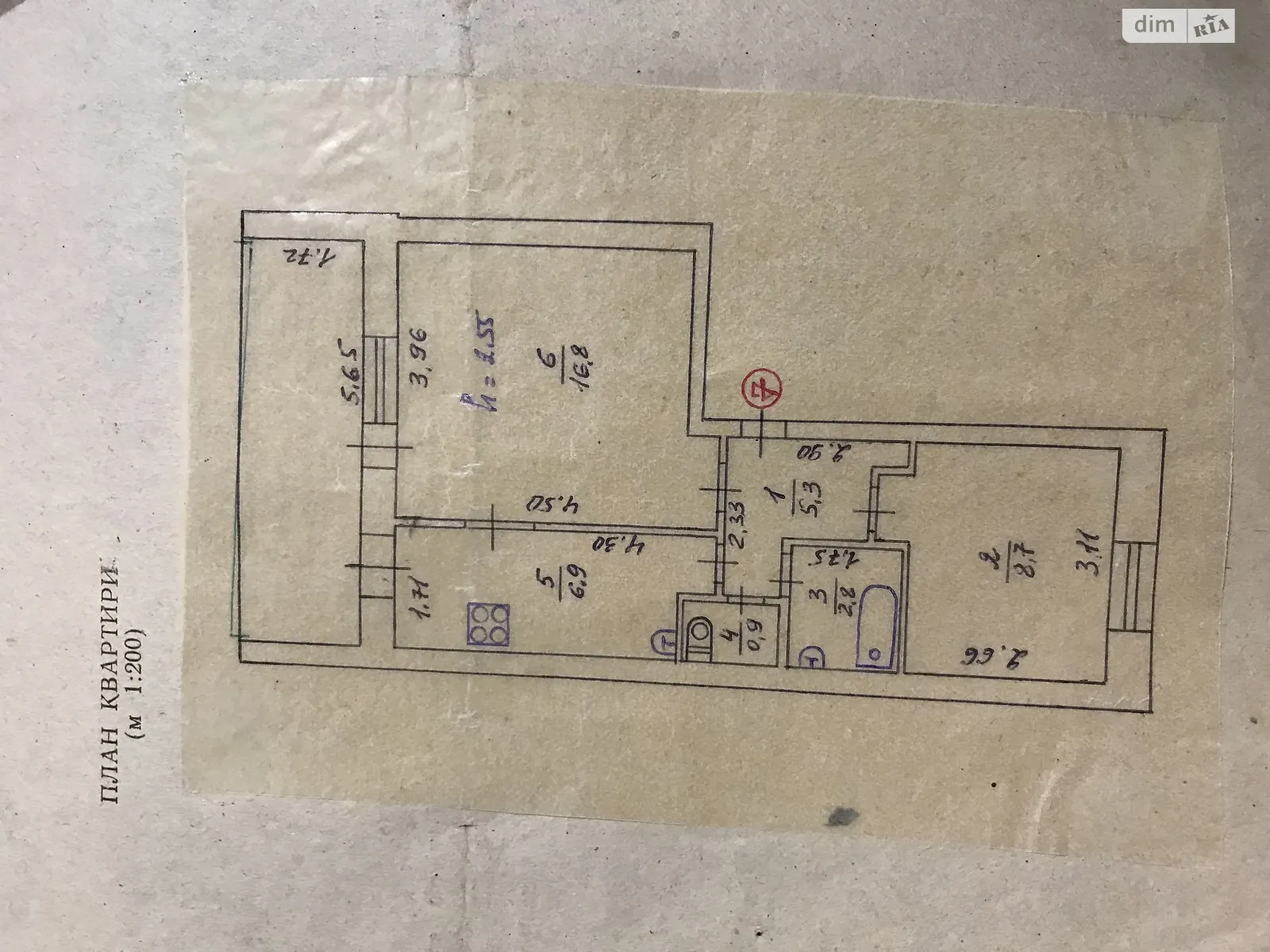 Продається 2-кімнатна квартира 46 кв. м у, цена: 10000 $ - фото 1