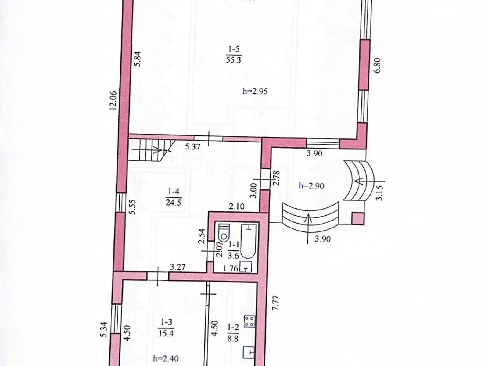 Продается дом на 2 этажа 169.8 кв. м с террасой, цена: 80000 $ - фото 1