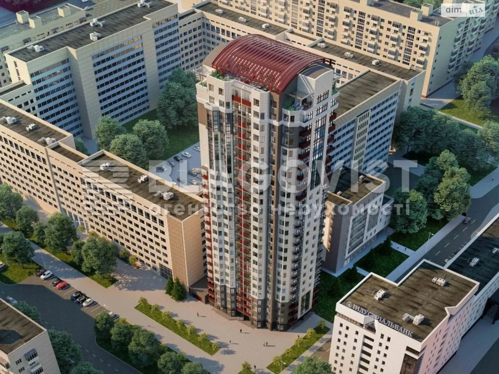 Продається 1-кімнатна квартира 50.1 кв. м у Києві, вул. Генерала Алмазова , 18/7 - фото 1