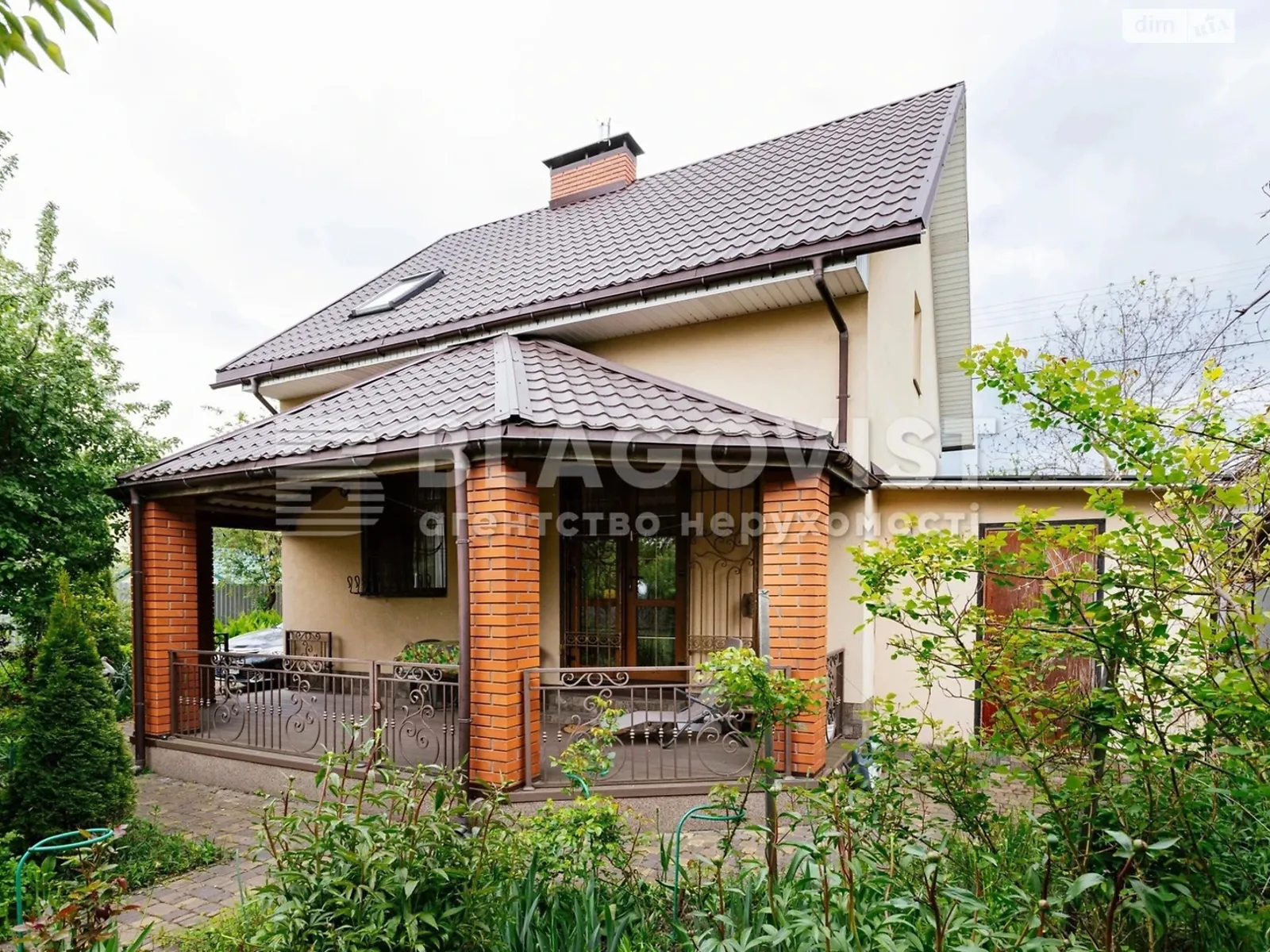 Продается дом на 2 этажа 95 кв. м с камином, ул. Броварская - фото 1