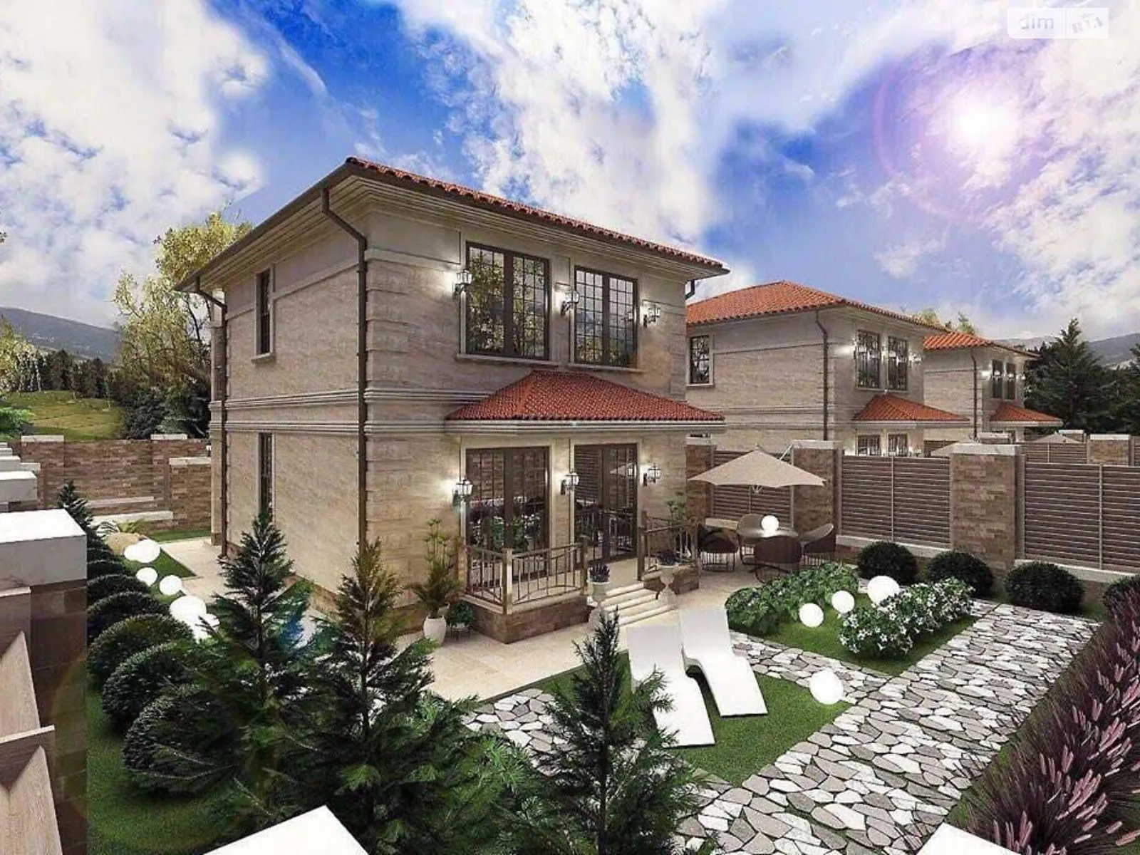 Продается дом на 2 этажа 152.2 кв. м с камином, цена: 125000 $ - фото 1