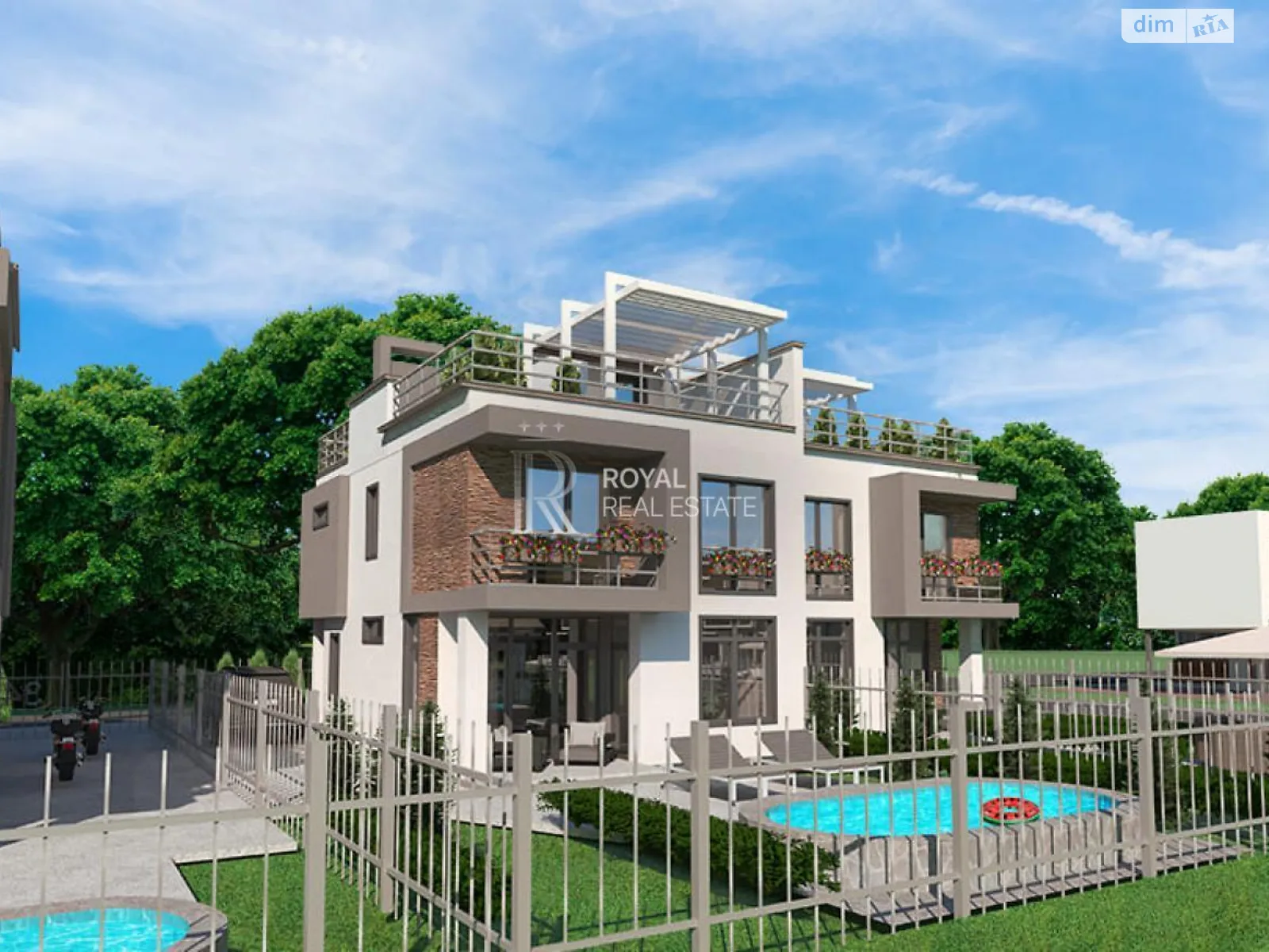 Продается дом на 3 этажа 218 кв. м с камином, цена: 170000 $ - фото 1