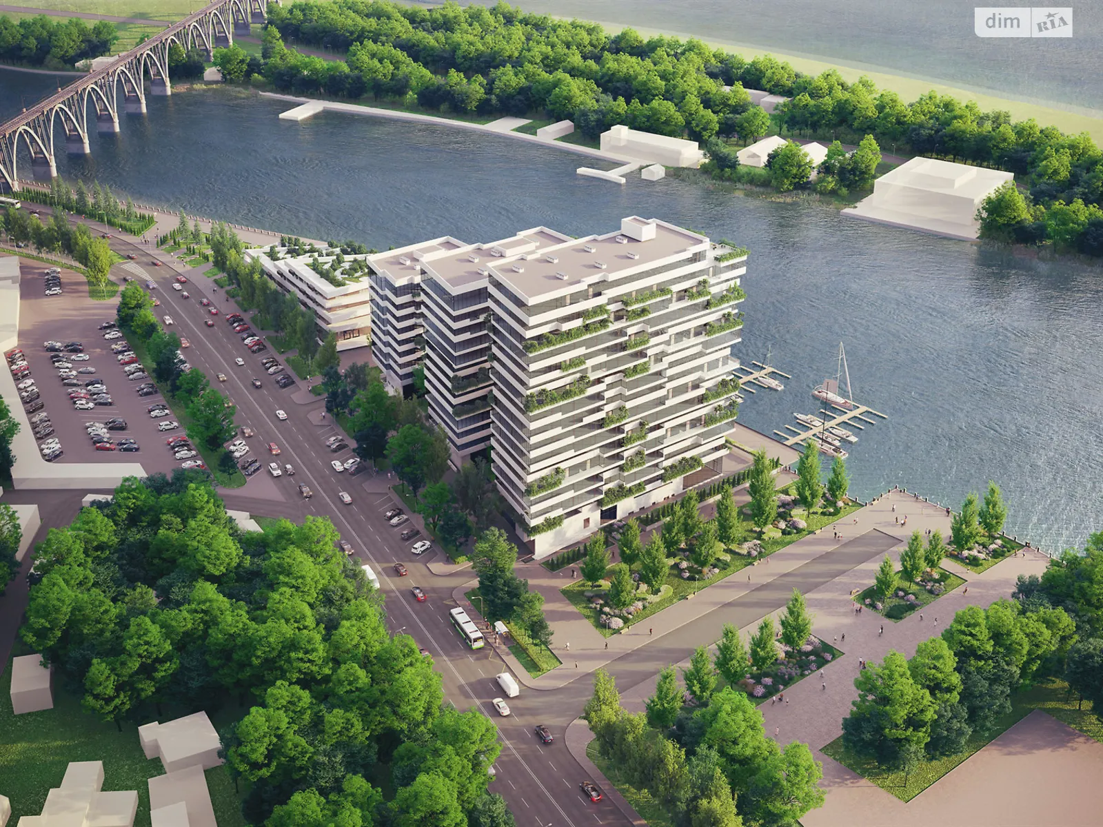 Продается 1-комнатная квартира 63.65 кв. м в Днепре, ул. Овражная, 15 - фото 1