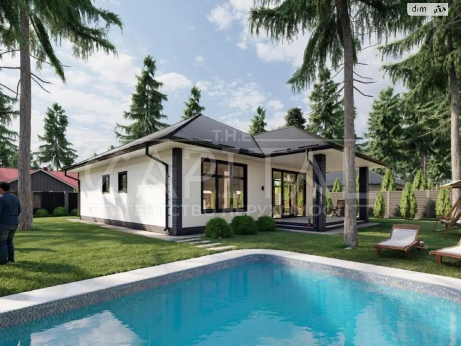 Продается одноэтажный дом 187 кв. м с садом, цена: 95000 $ - фото 1