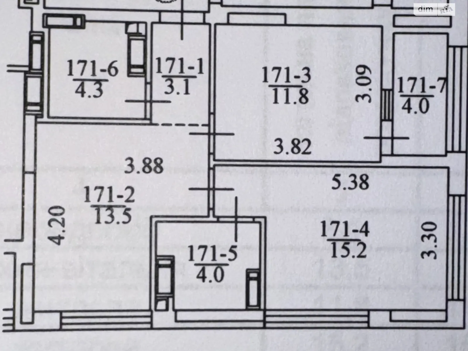 Продается 2-комнатная квартира 55.9 кв. м в Киеве, ул. Вавиловых, 11 - фото 1