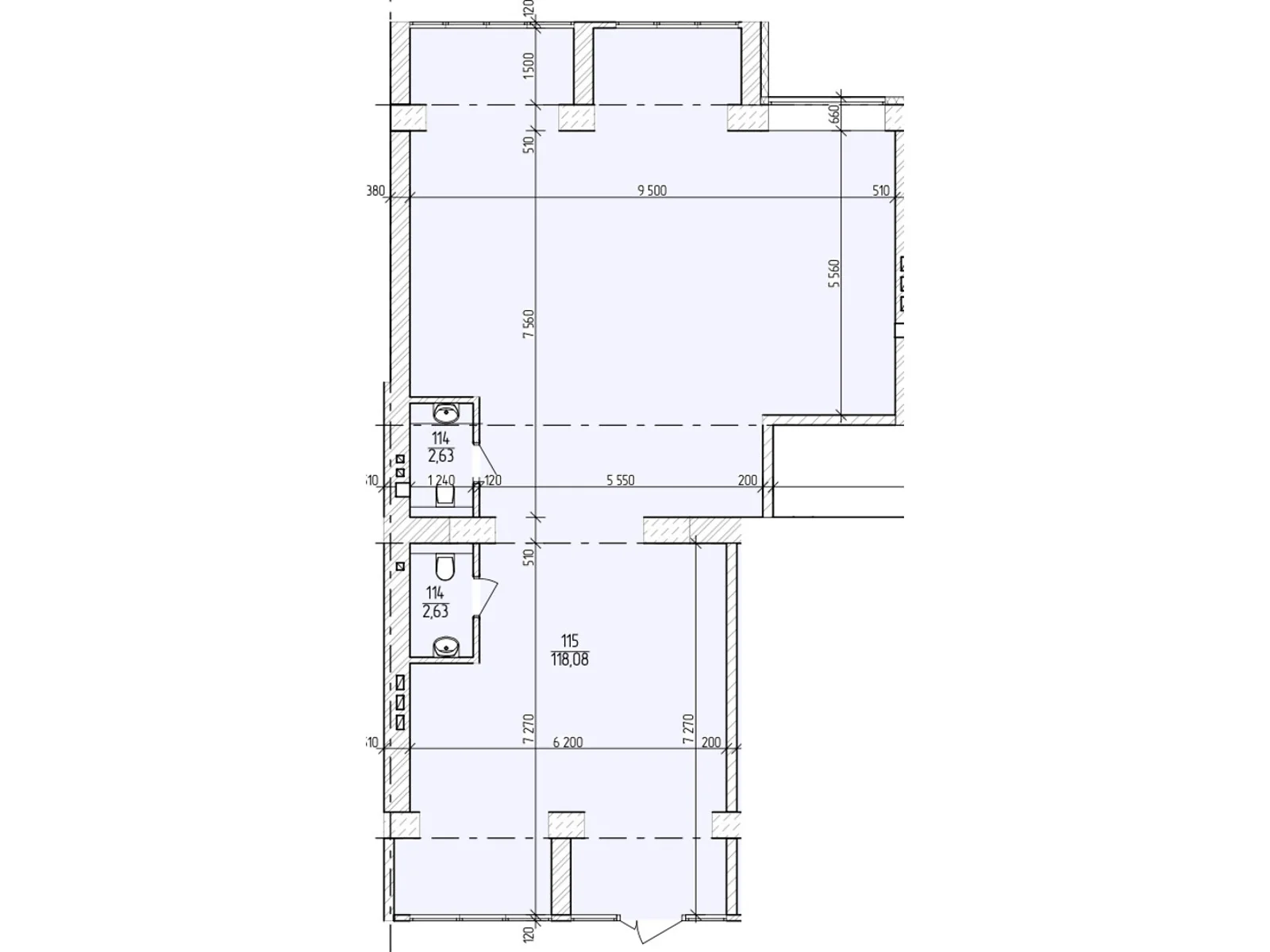 Продається офіс 118.8 кв. м в бізнес-центрі, цена: 166320 $ - фото 1