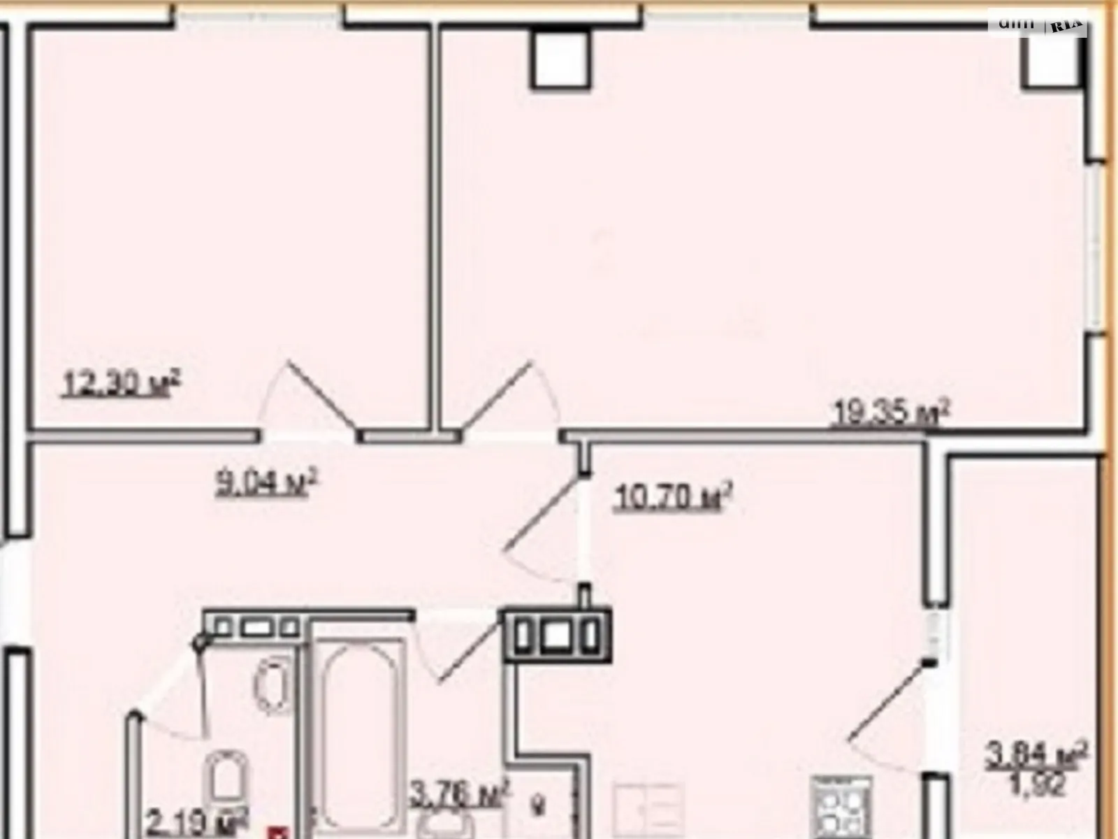 Продается 1-комнатная квартира 51 кв. м в Харькове, цена: 30000 $ - фото 1