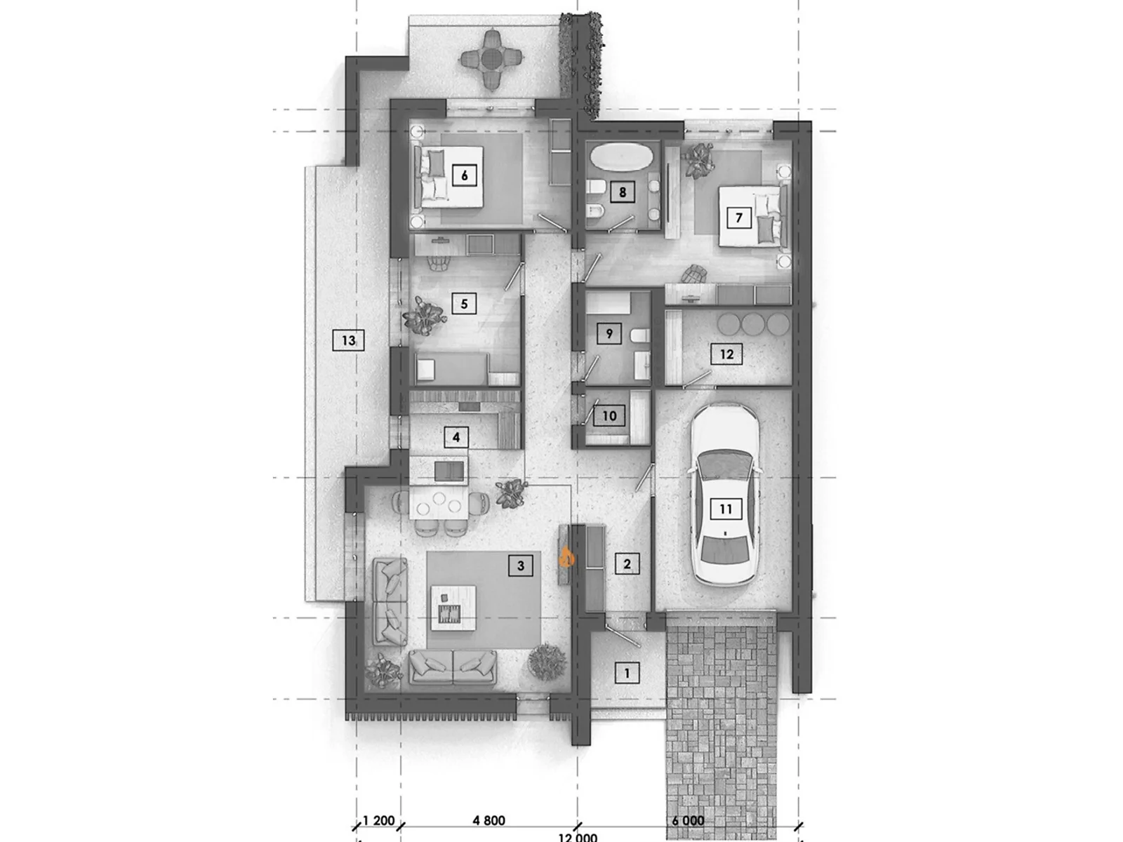 Продается одноэтажный дом 177 кв. м с бассейном, цена: 242000 $ - фото 1