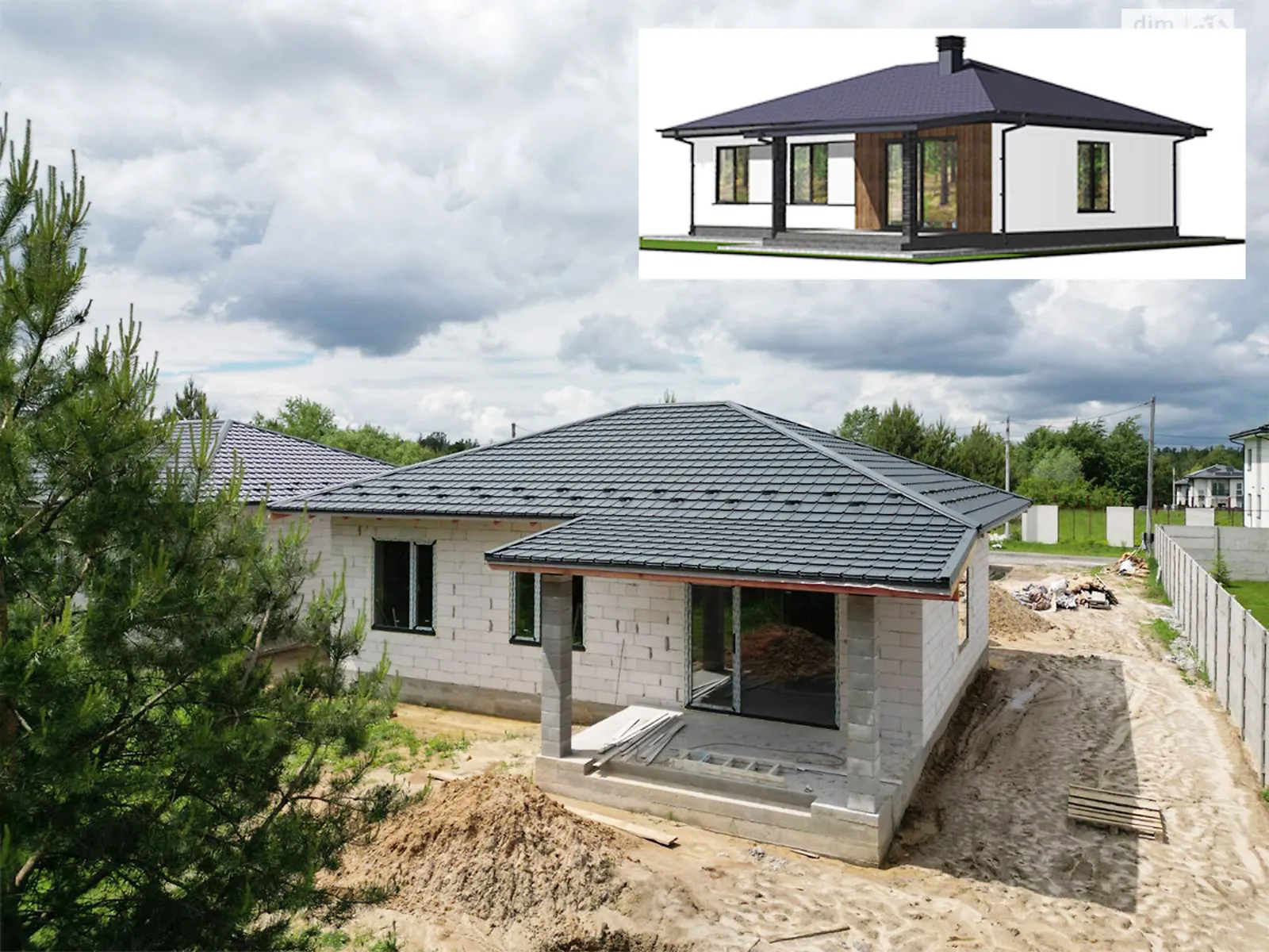 Продается одноэтажный дом 85 кв. м с баней/сауной, цена: 93500 $ - фото 1