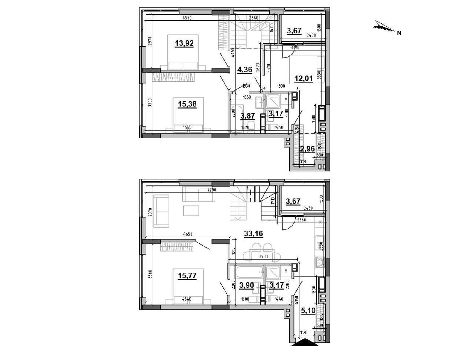Продается 4-комнатная квартира 124.15 кв. м в Киеве, ул. Клеманская, 3 - фото 1