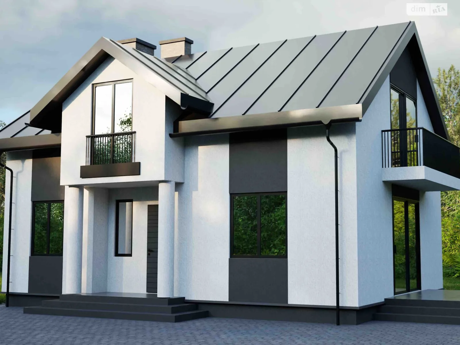 Продается дом на 2 этажа 120 кв. м с балконом, цена: 110000 $ - фото 1