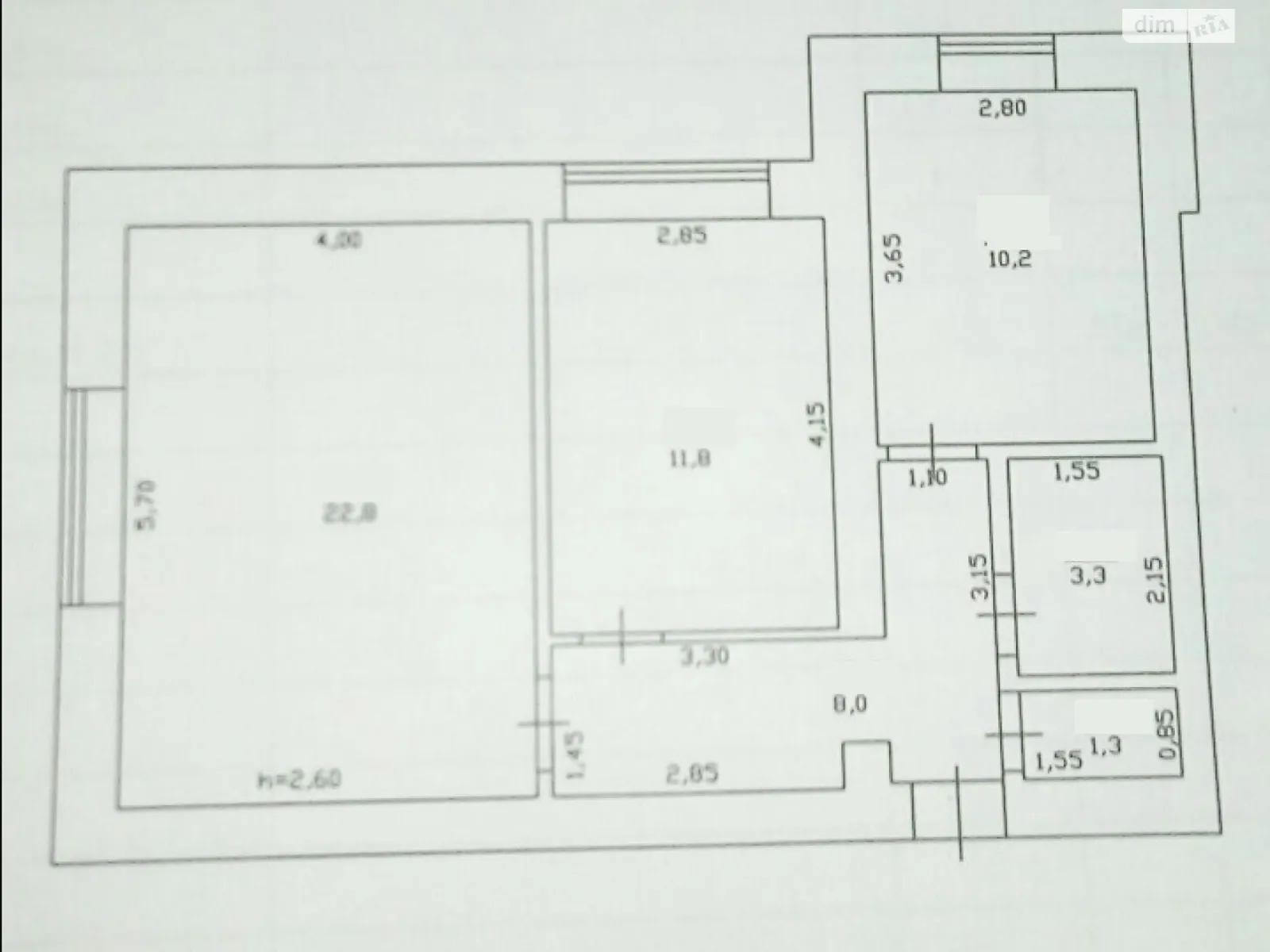 Продається 2-кімнатна квартира 57 кв. м у, цена: 25000 $ - фото 1