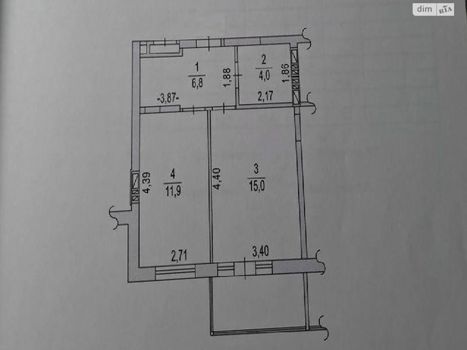 Продається 1-кімнатна квартира 41.9 кв. м у Києві, цена: 2250000 грн - фото 1