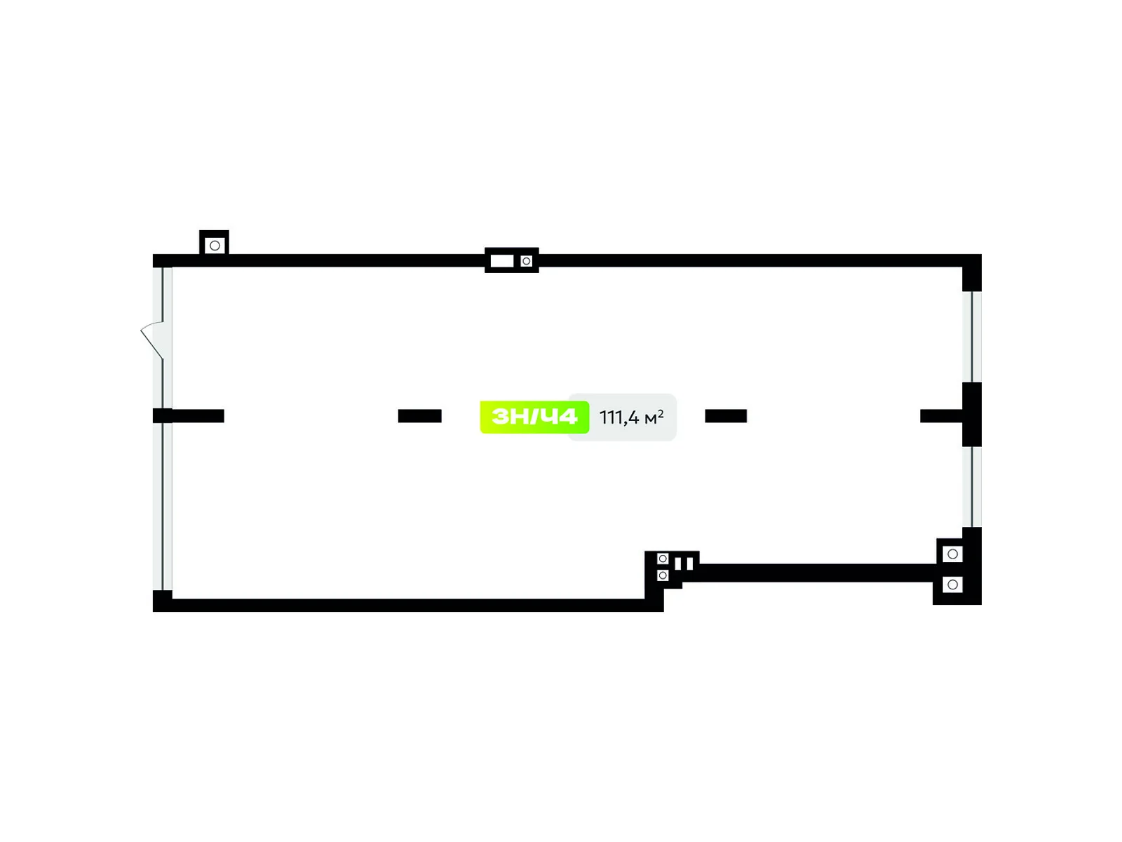 Продается офис 111.4 кв. м в бизнес-центре, цена: 245080 $ - фото 1